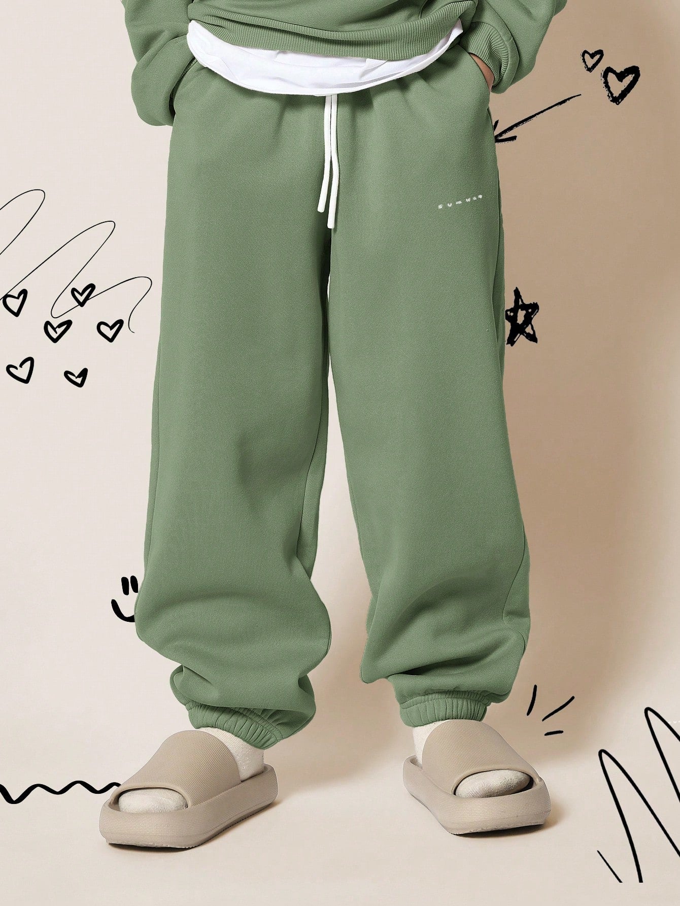 Tween Boys Overhead Hoodie And 90s Jogger 2 Piece Set