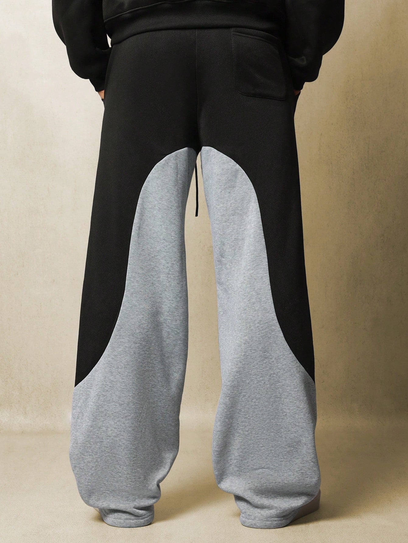 Loose Fit Curve Colour Block Sweatpants