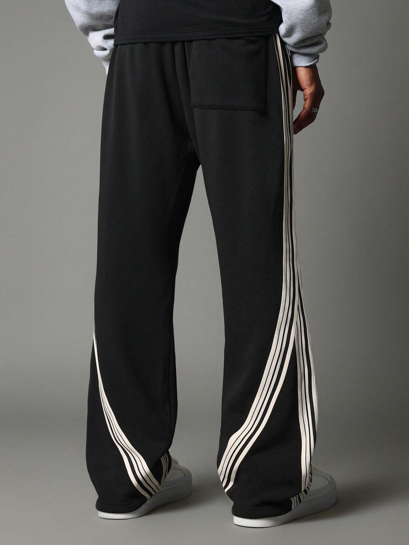 Flare Fit Sweatpants With Tape