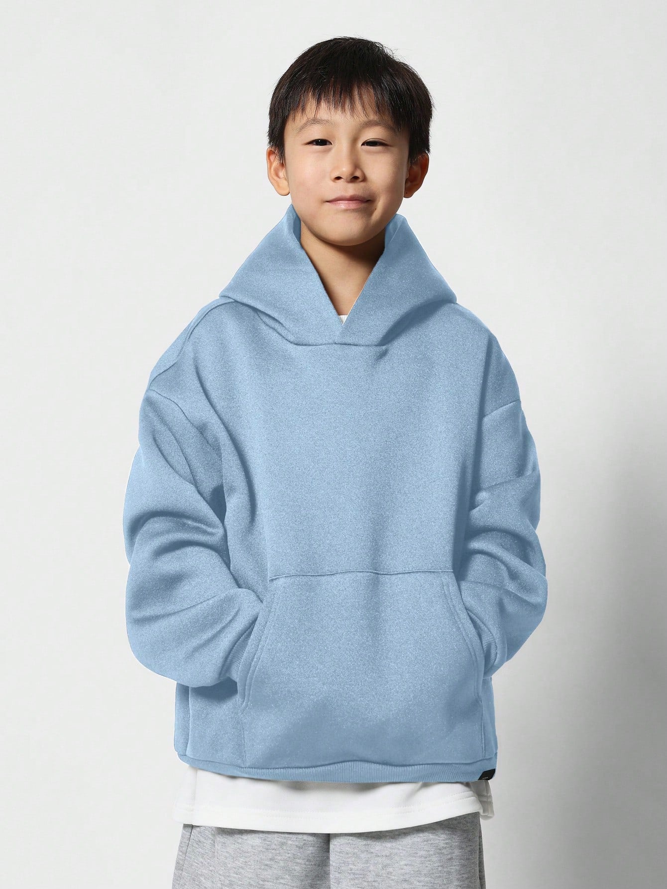 Tween Boys Comfy Regular Fit Overhead Essential Hoodie