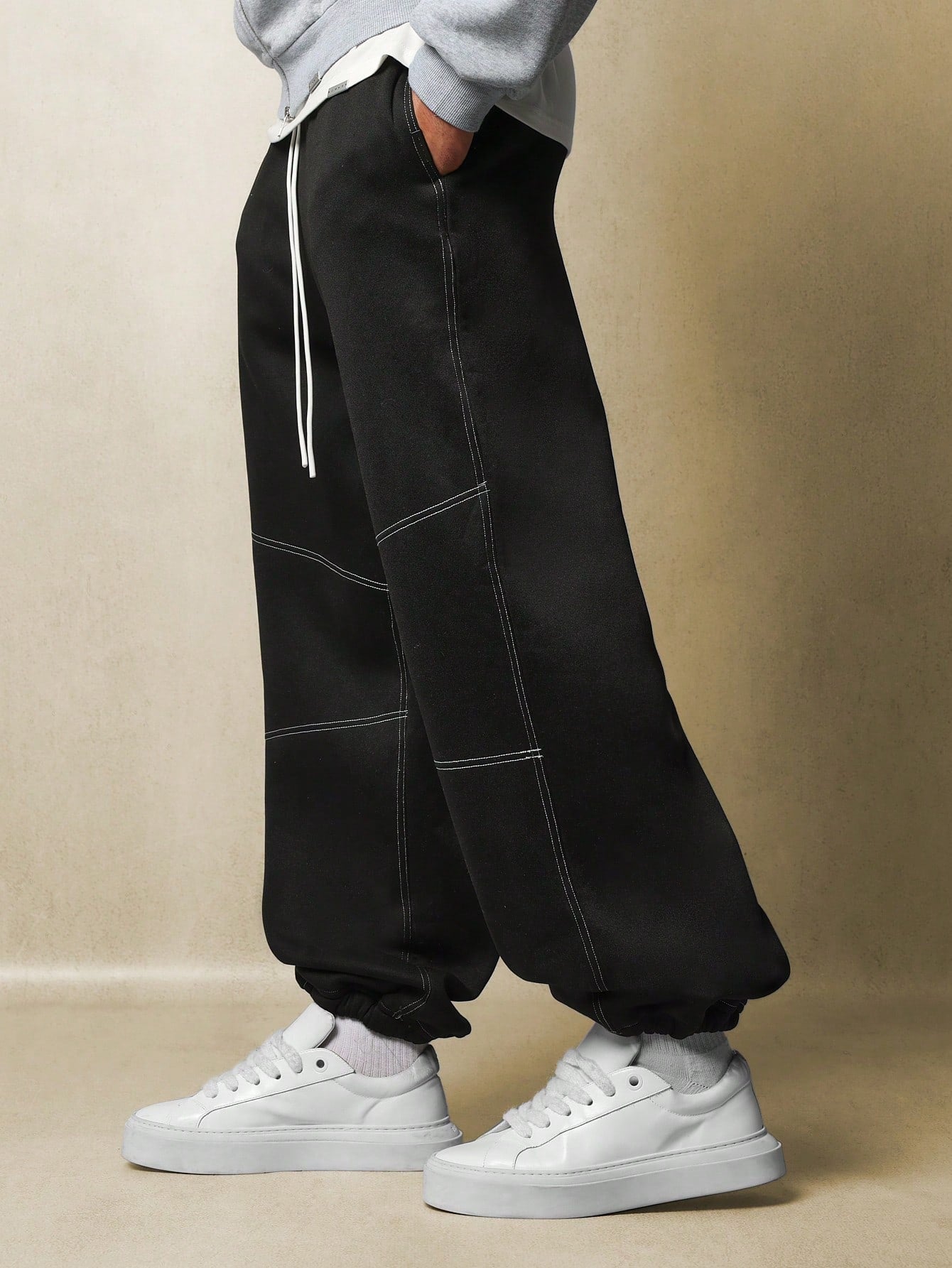 Loose Fit Baggy Parachute Sweatpants