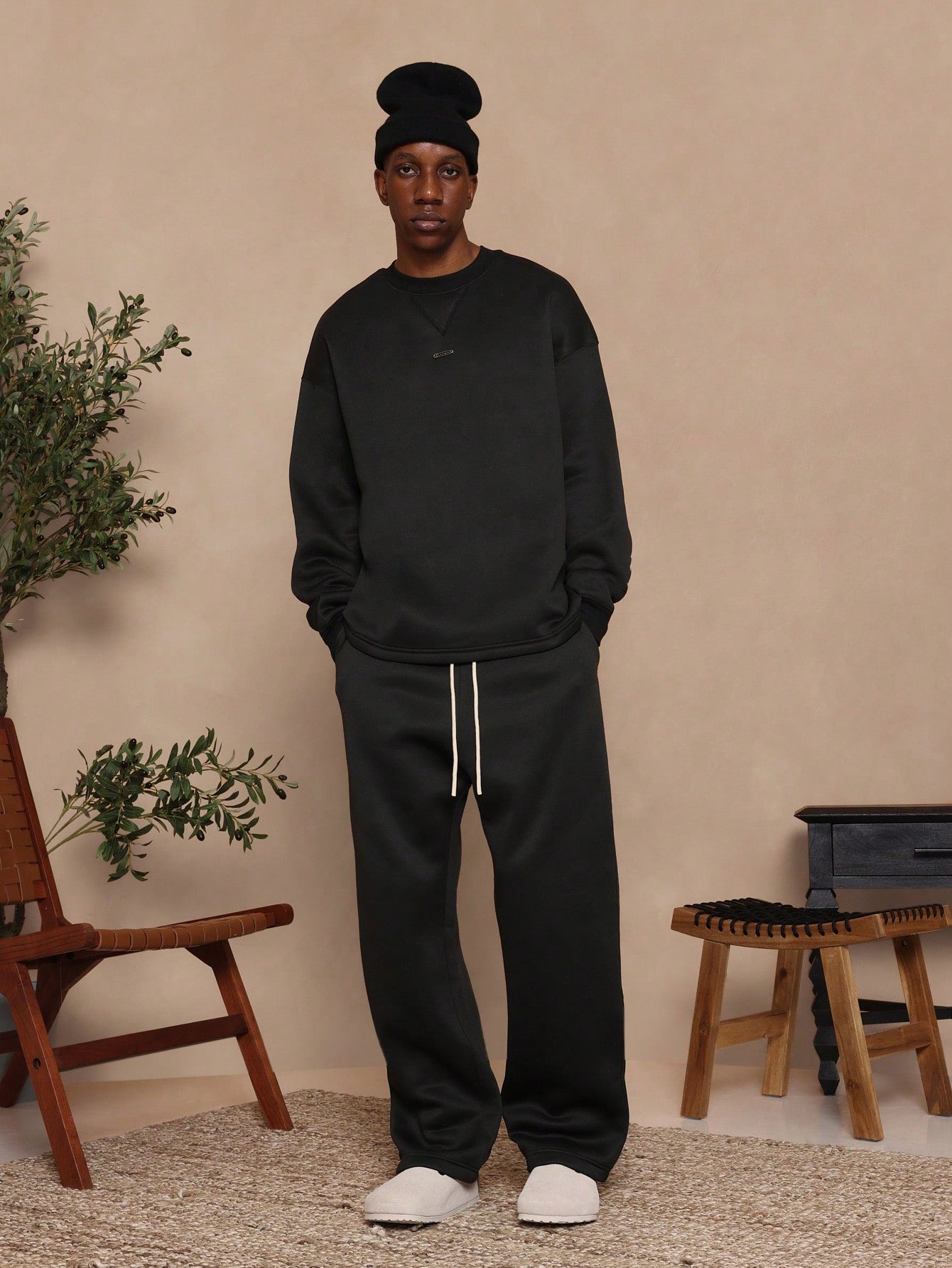 Drop Crotch Heavyweight Essential Jogger