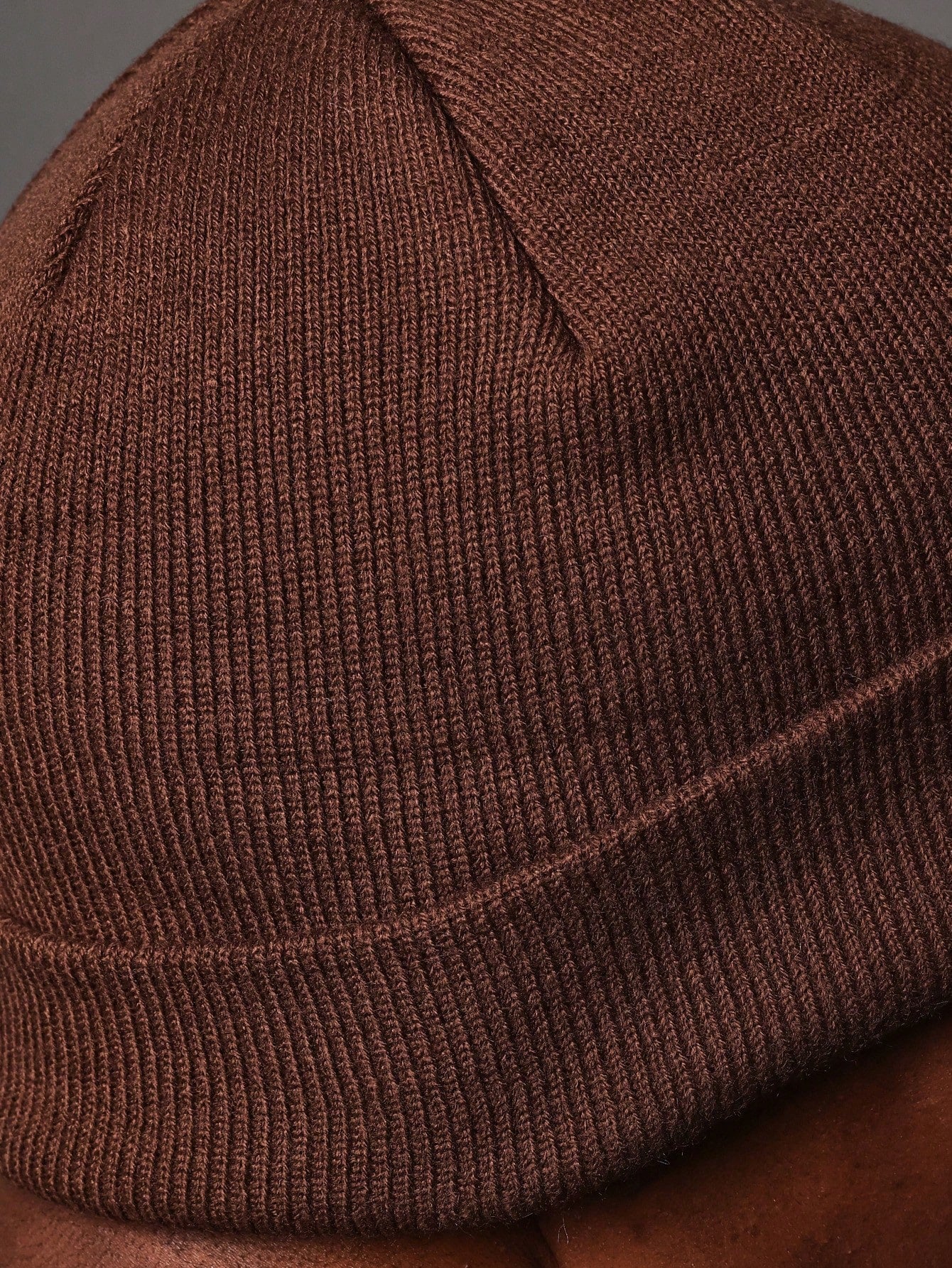 Embroidered Folded Beanie Hat