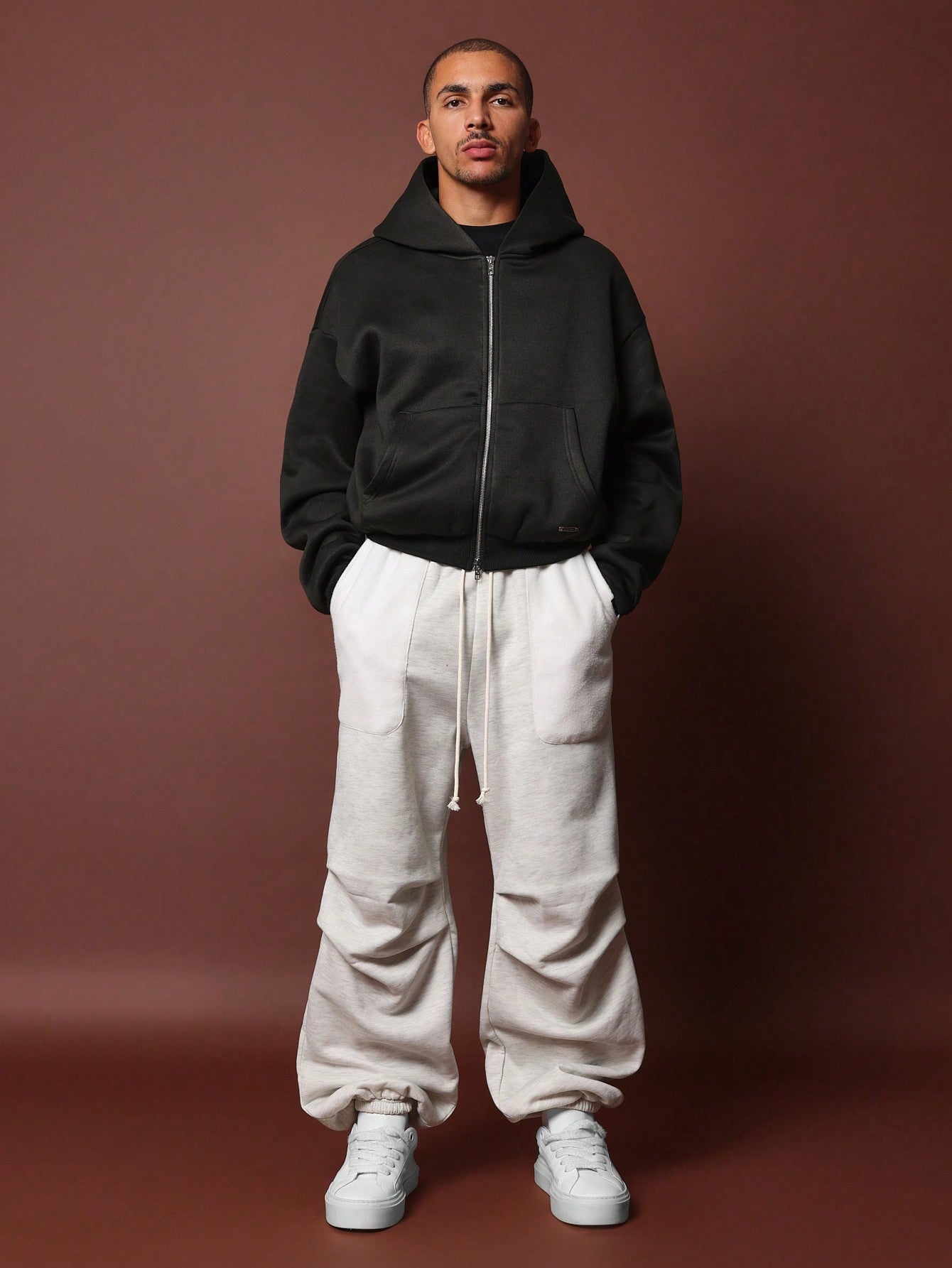 Loose Fit Baggy Parachute Pant