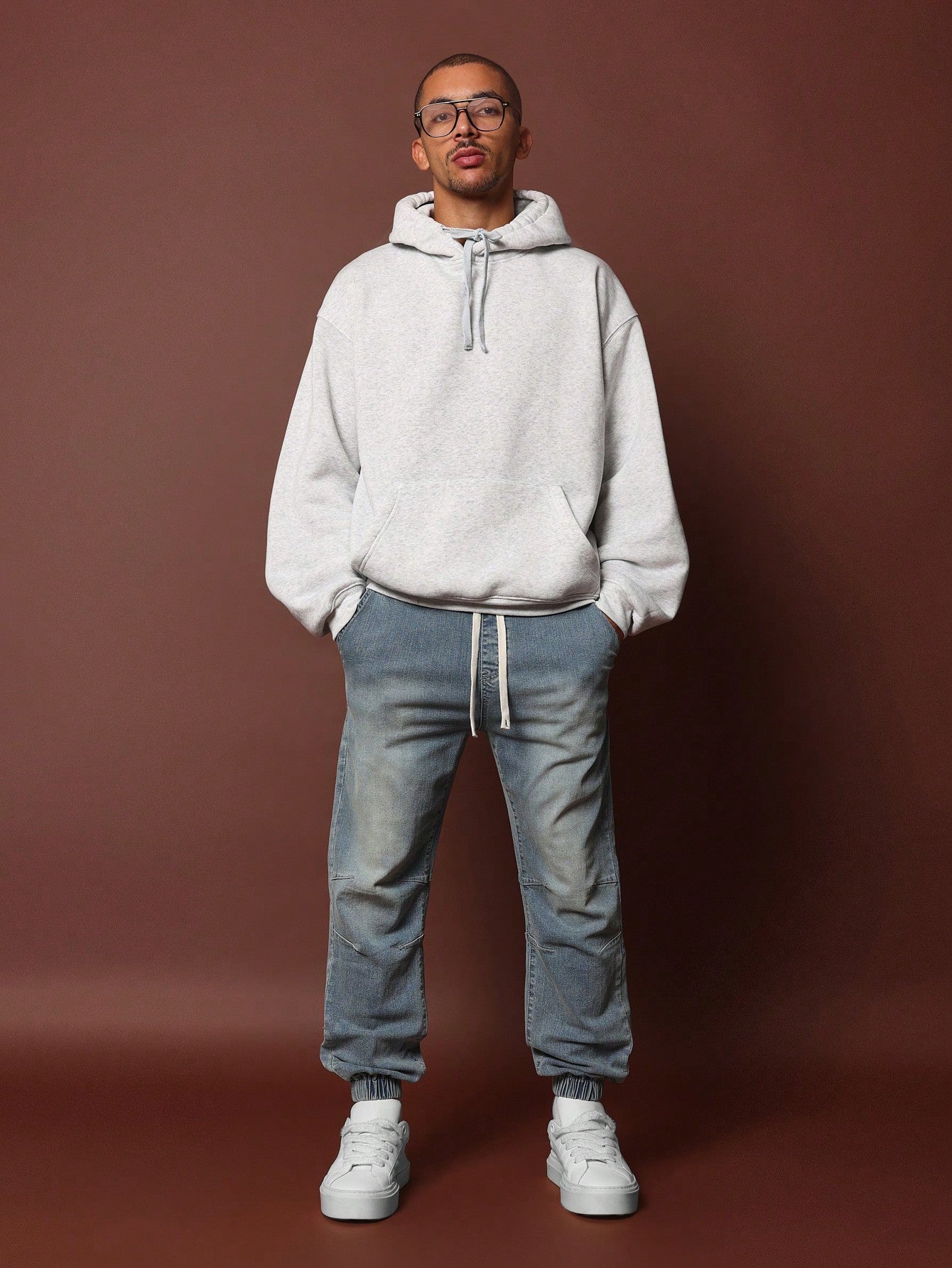 Washed Pull On Slim Fit Cuff Jogger Jean