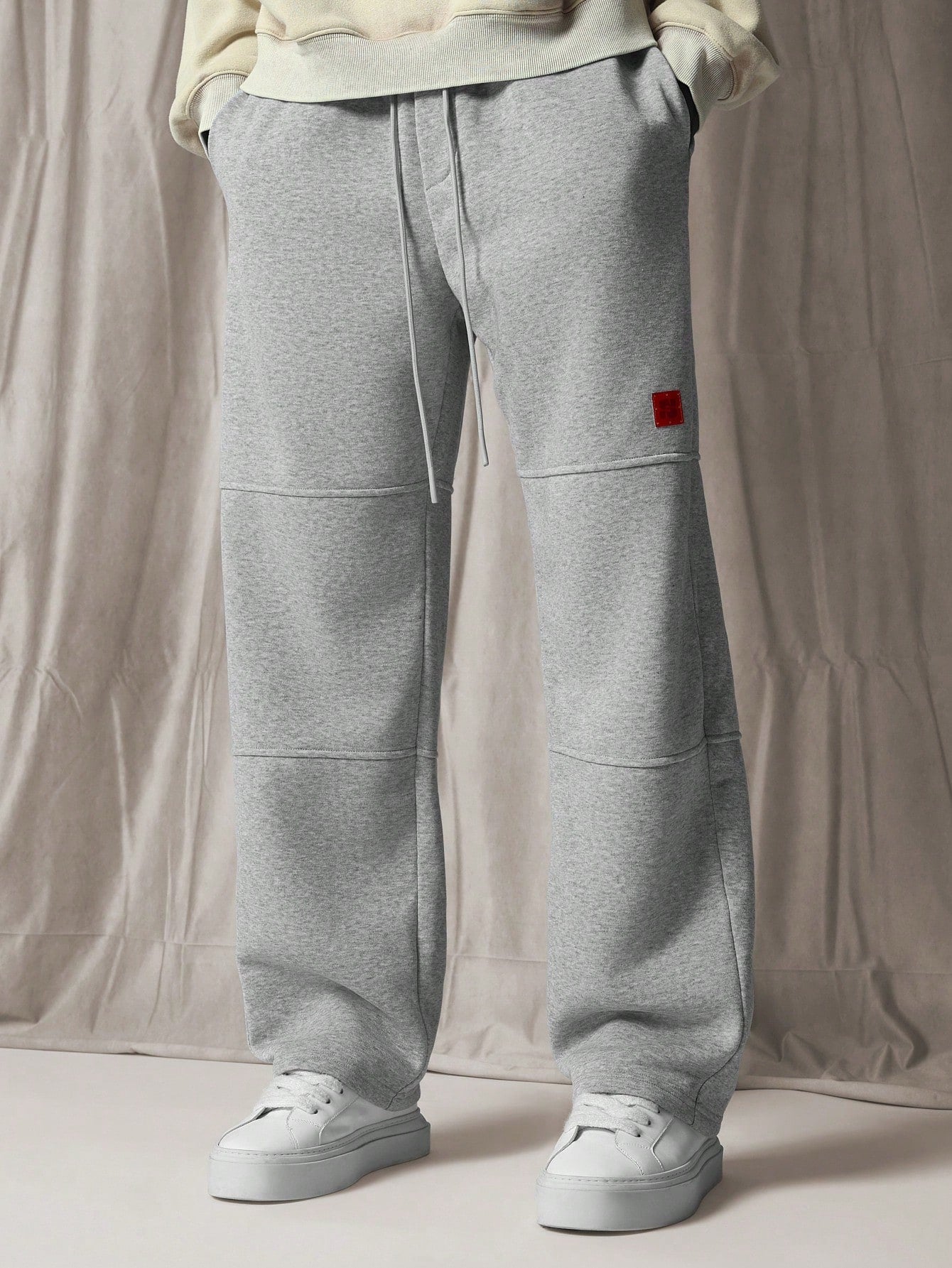 Skater Fit Sweatpants With Drawstrings