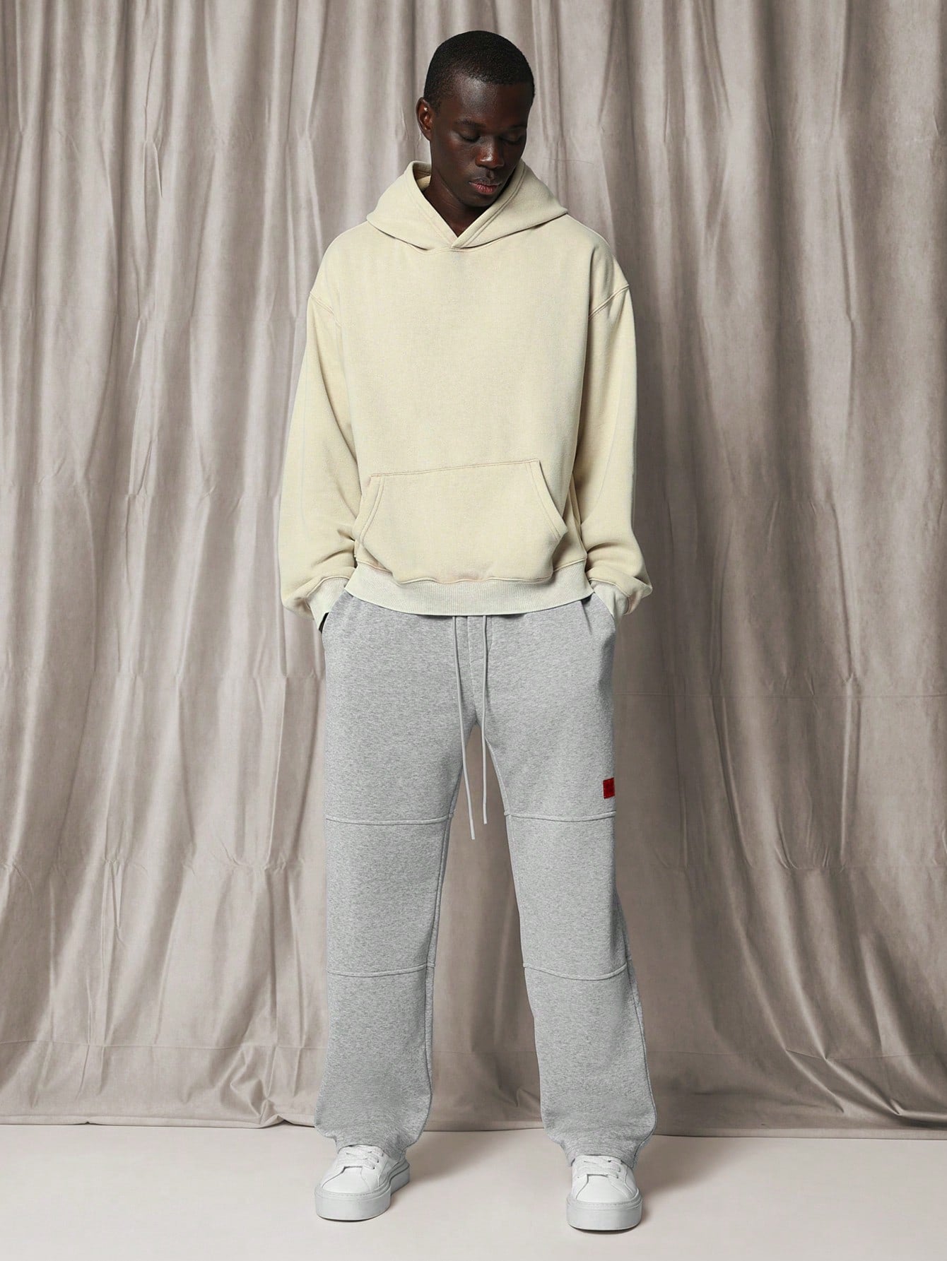 Skater Fit Sweatpants With Drawstrings