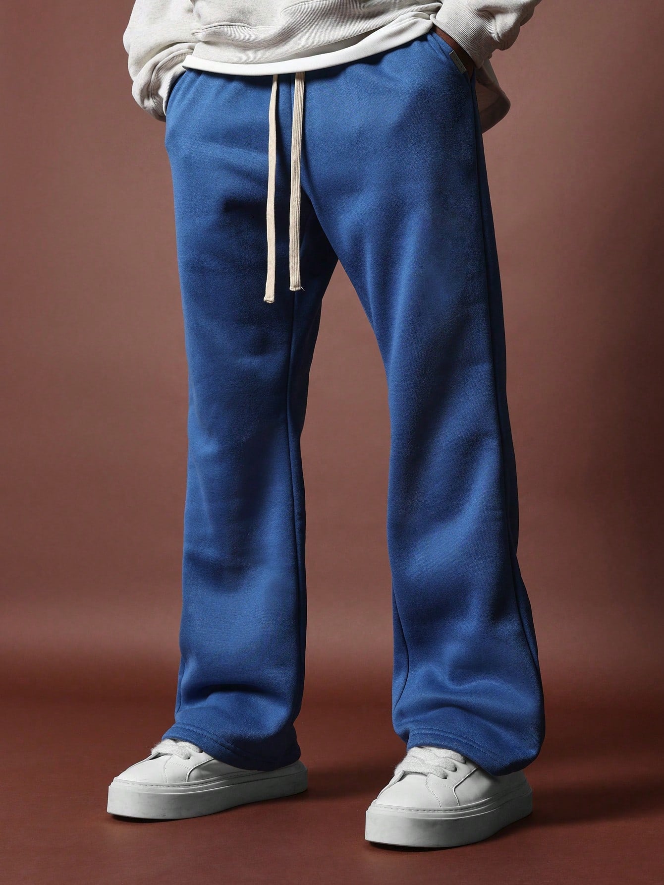 Flare Fit Sweatpants With Drawcords