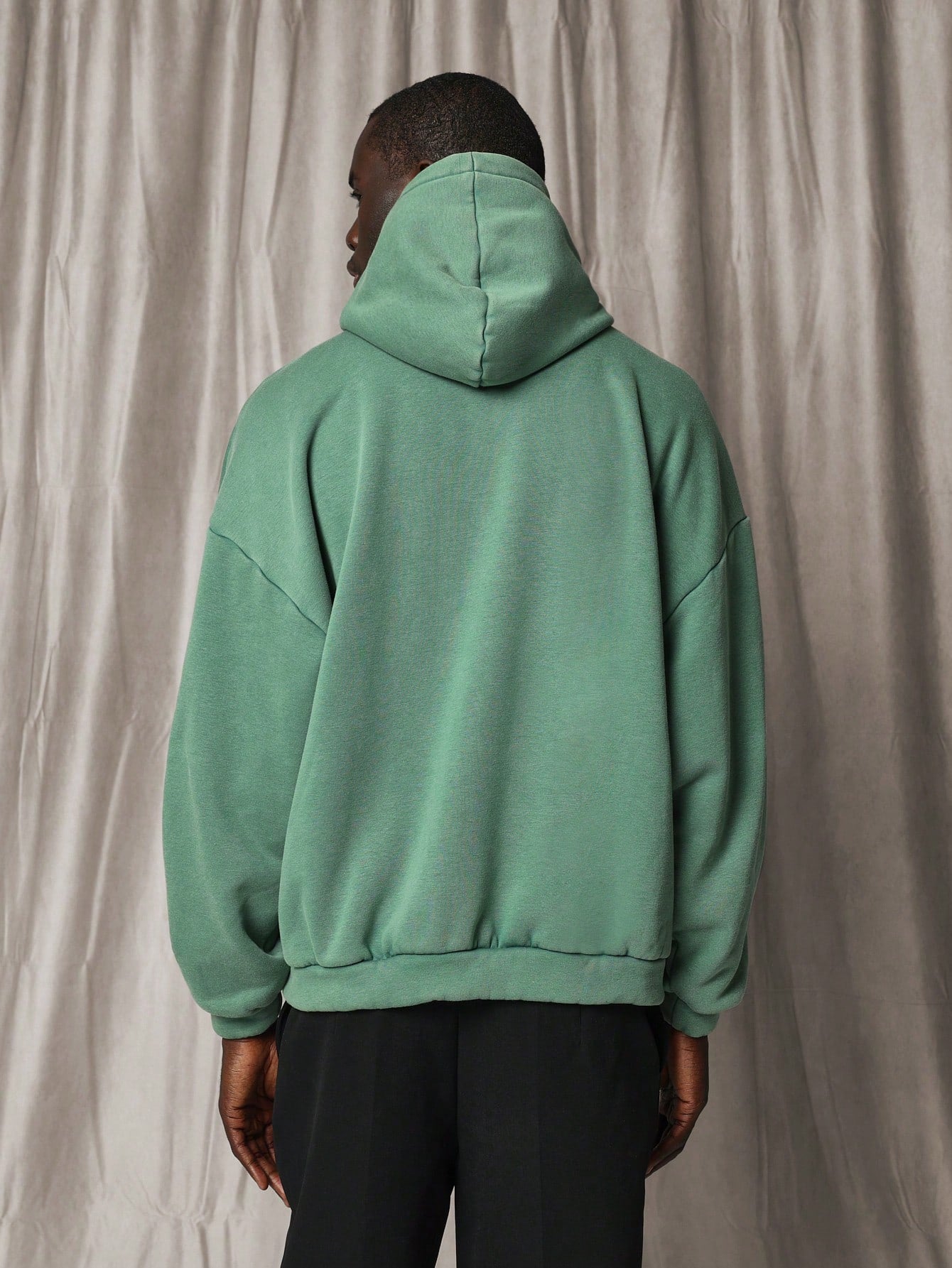 Regular Fit Washed Zip-Up Hoodie