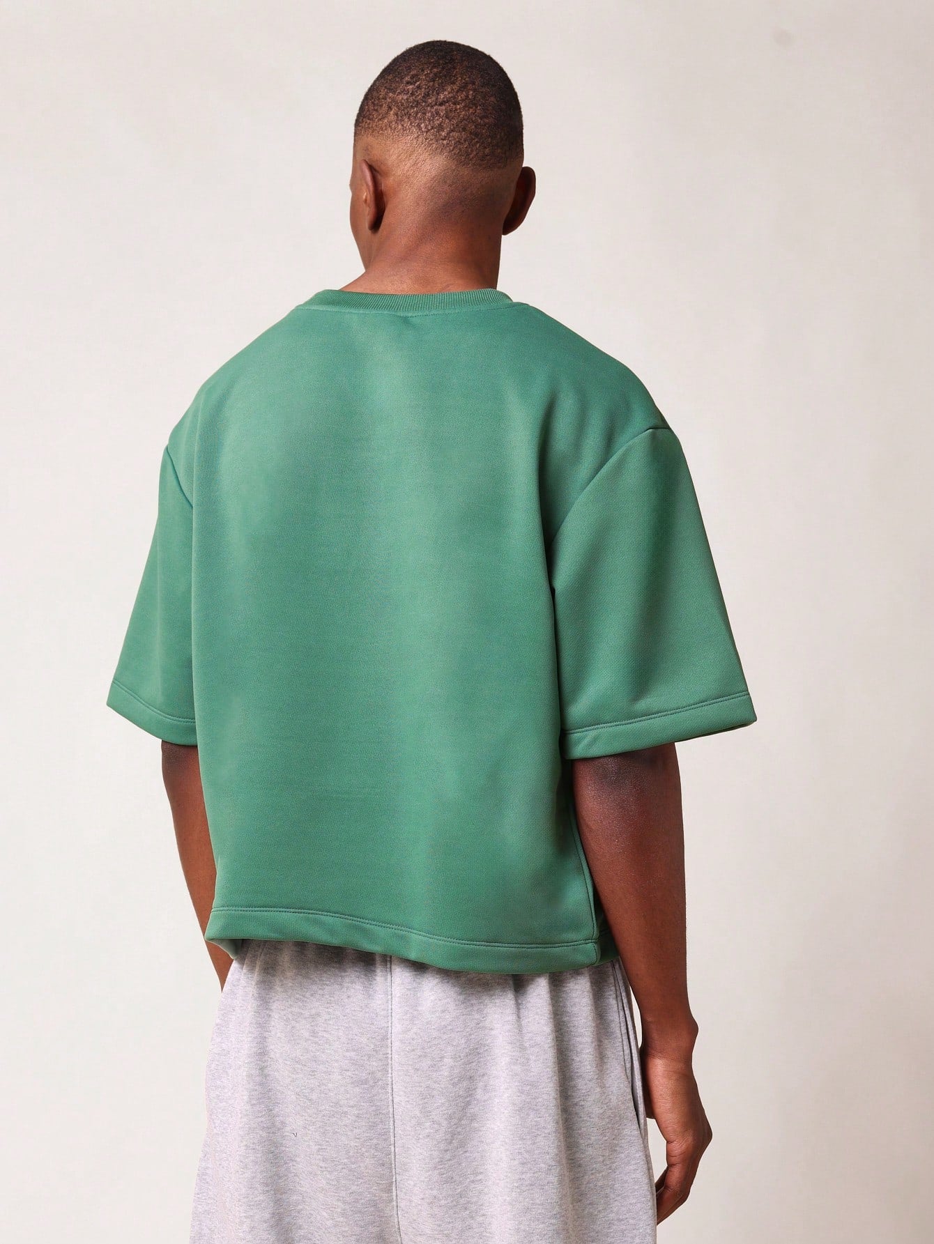 Crop Fit Premium Heavyweight Essential Tee