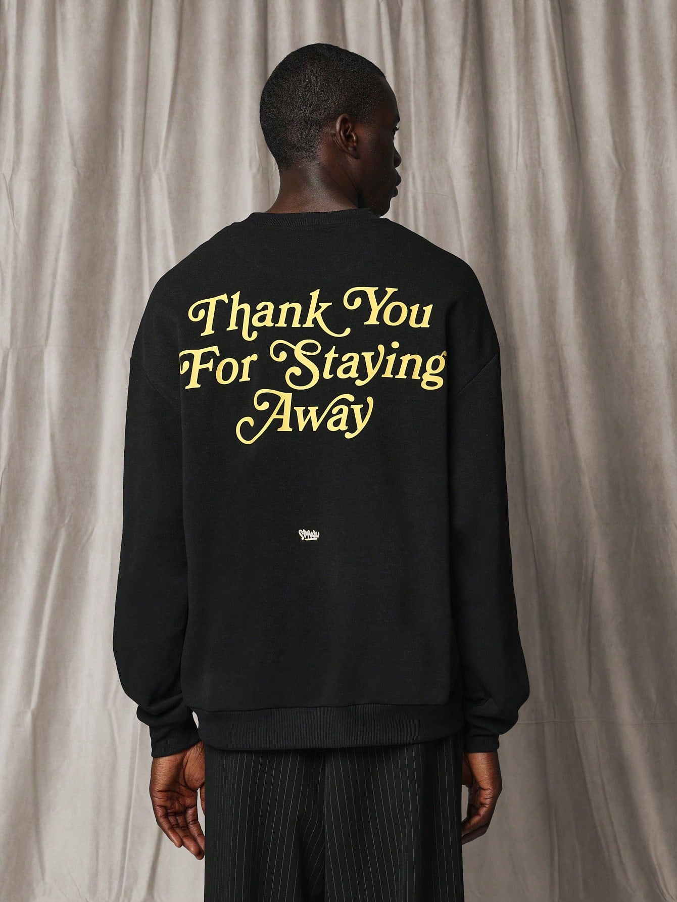 Regular Fit Crew Neck Sweatshirt With Graphic Print