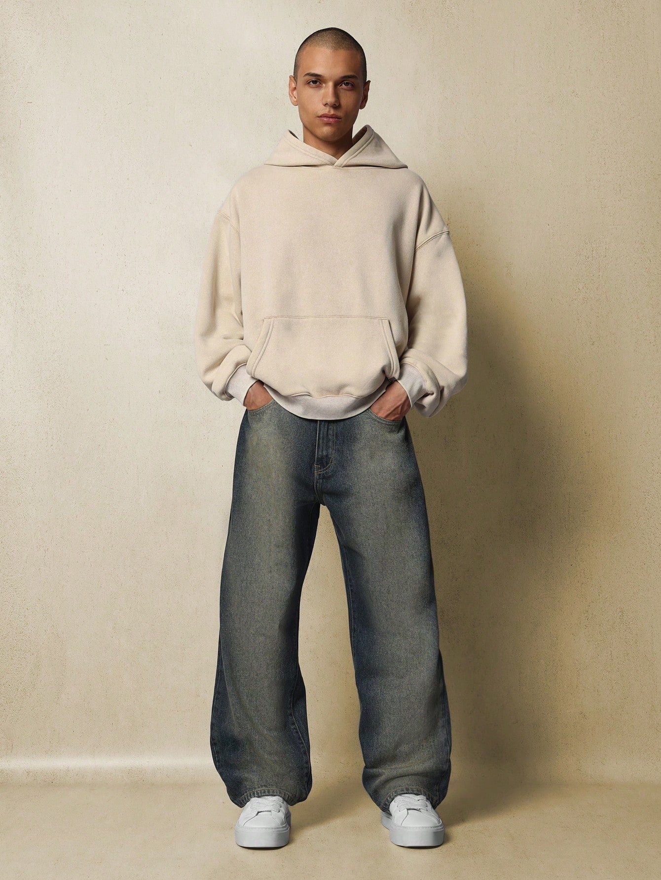 Dirty Wash Loose Fit Baggy Pant