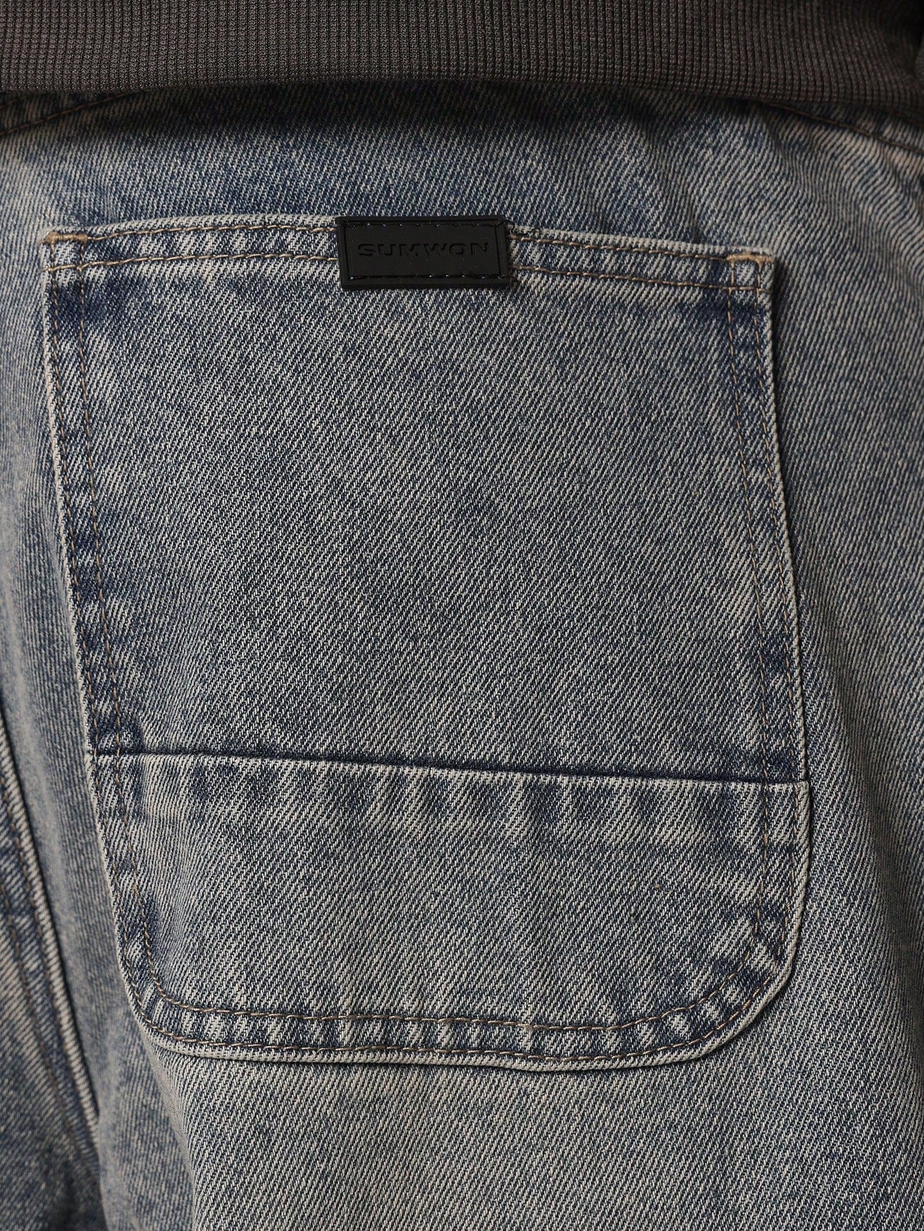 Skater Fit Carpenter Jean With Decorative Stitch