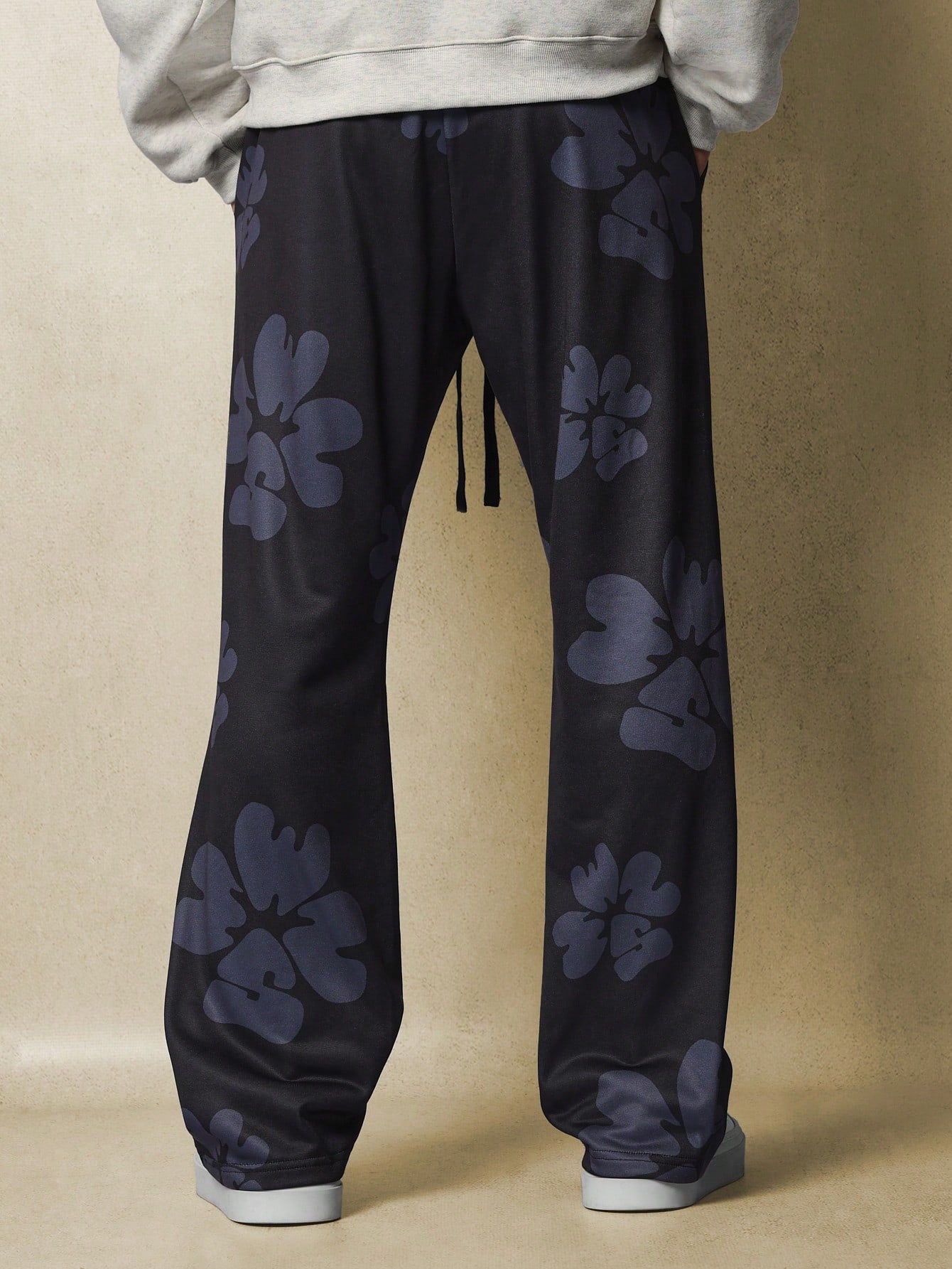 Flare Fit Floral Printed Sweatpants