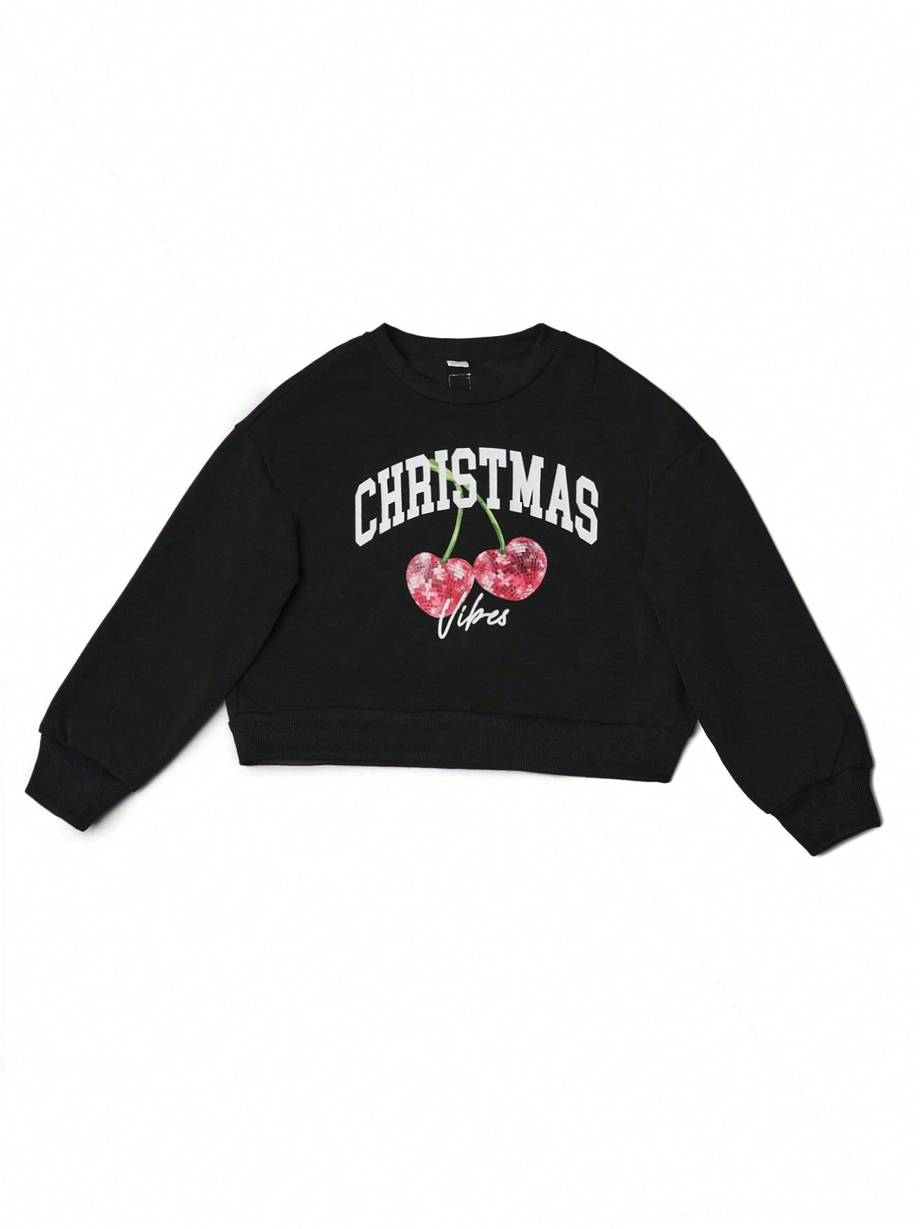 Tween Girls Comfy Crew Neck Christmas Sweatshirt