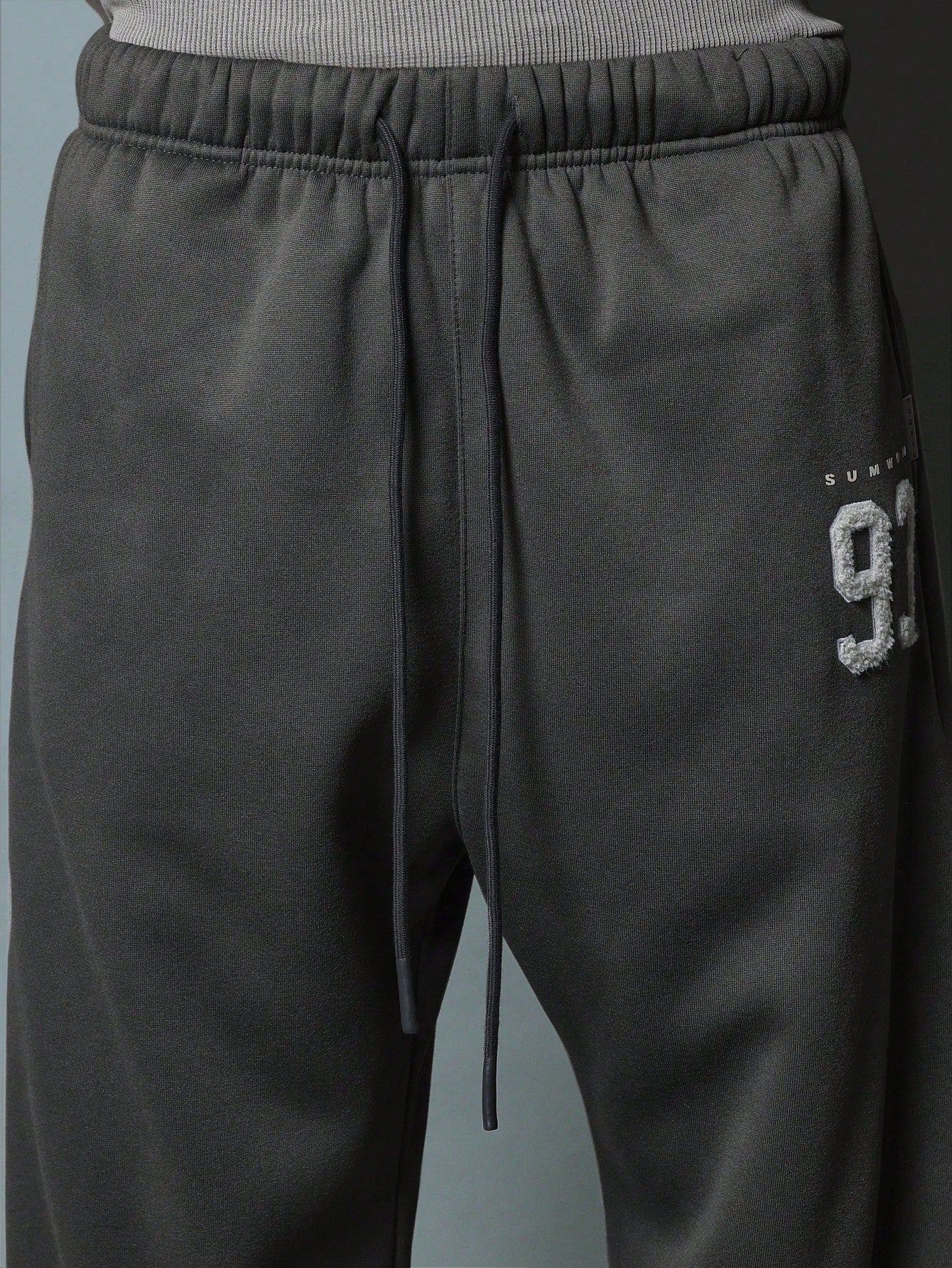 Drop Crotch Jogger With Front Applique