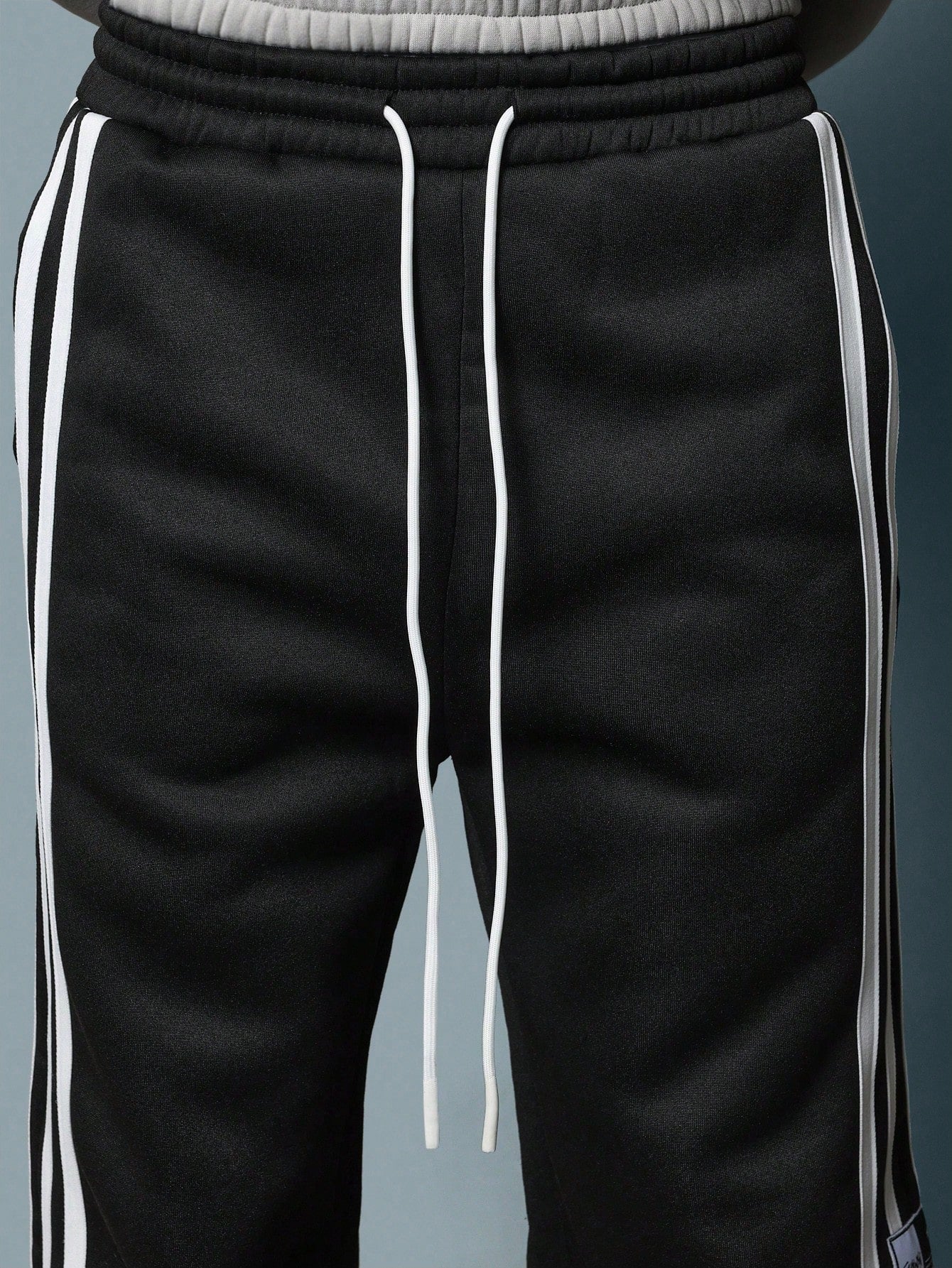 Drop Crotch Side Stripe Tape Sweatpants