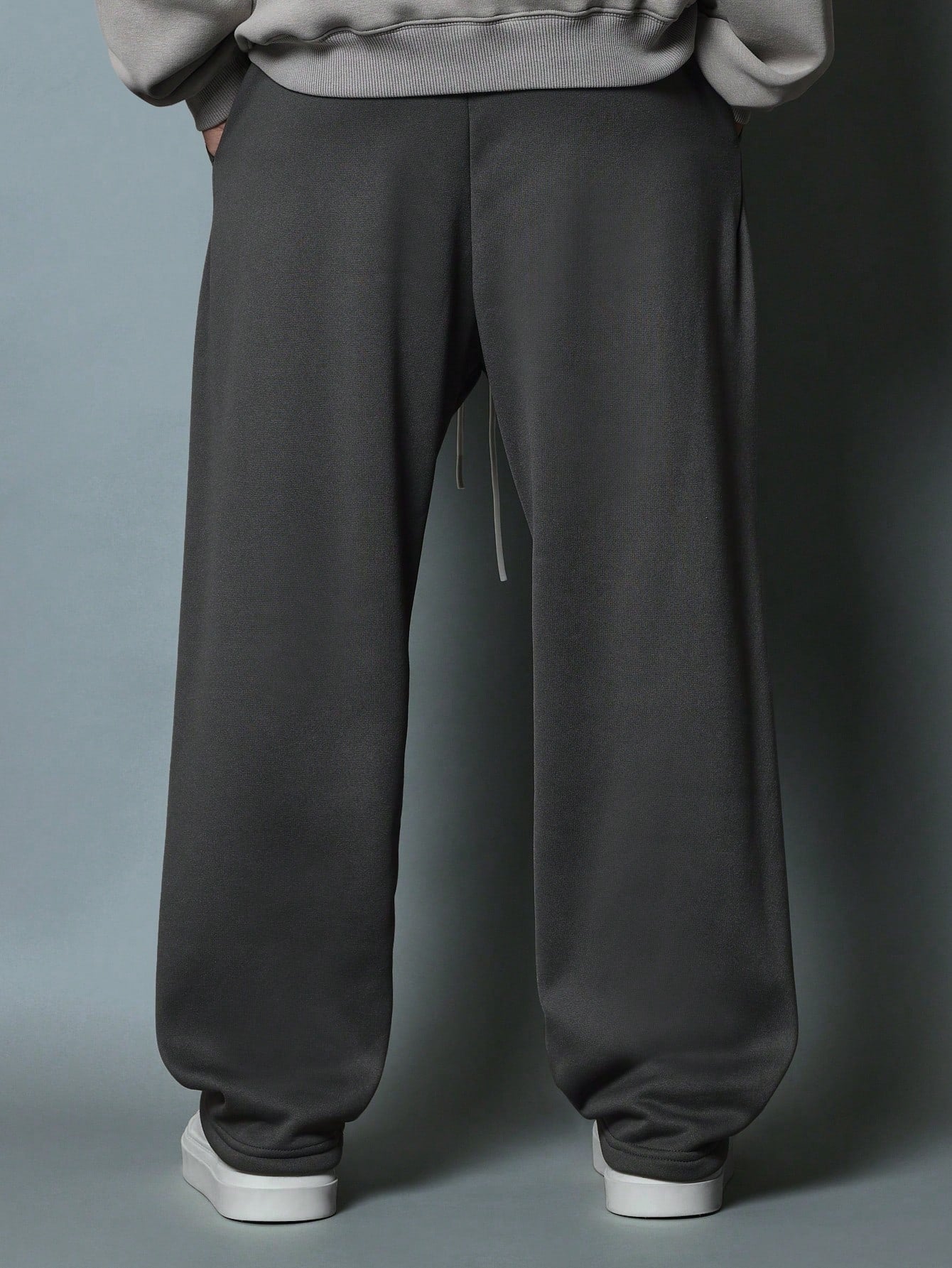 Drop Crotch Jogger With Contrast Drawcords