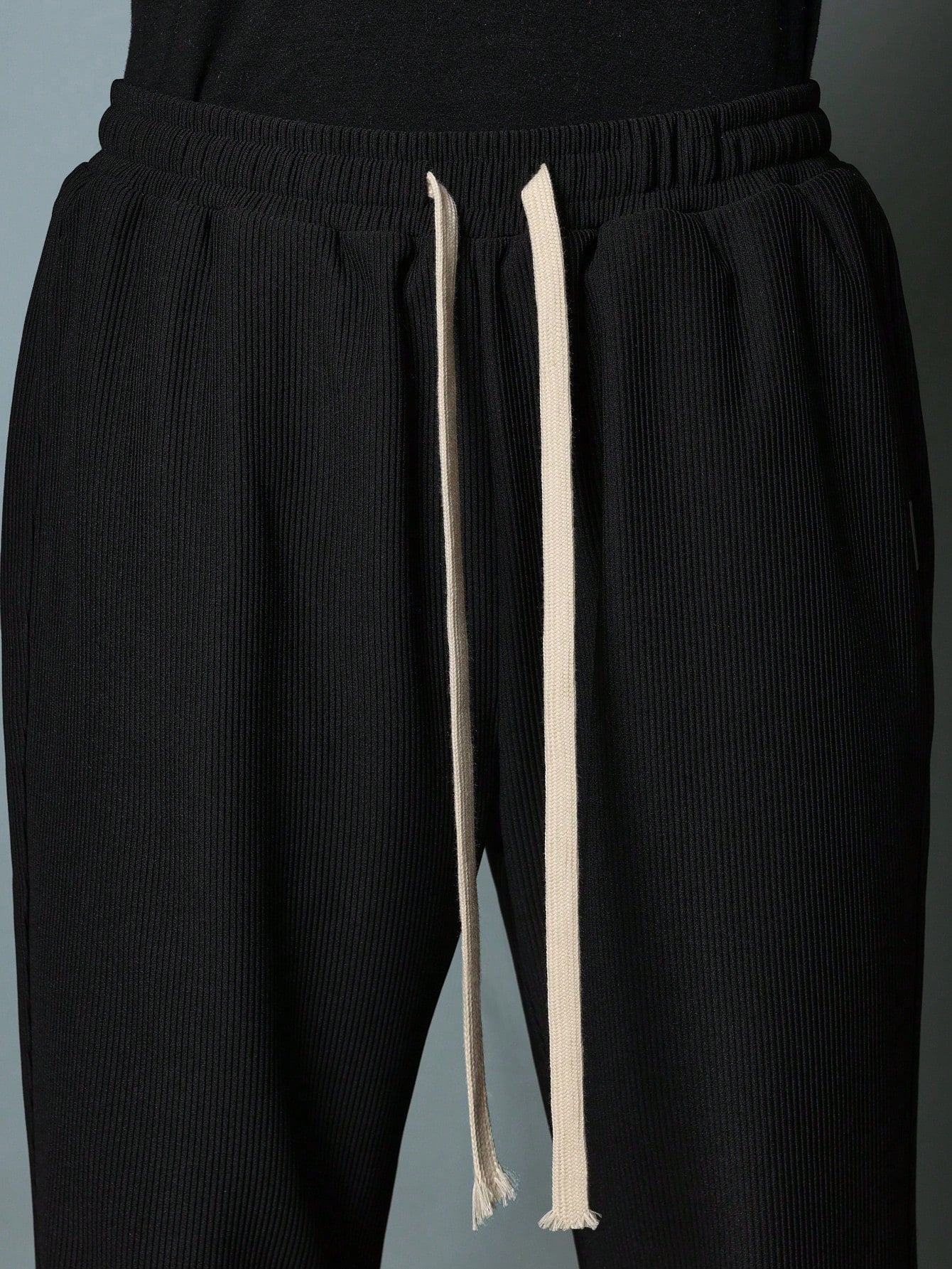 Pull On Flare Fit Textured Sweatpants