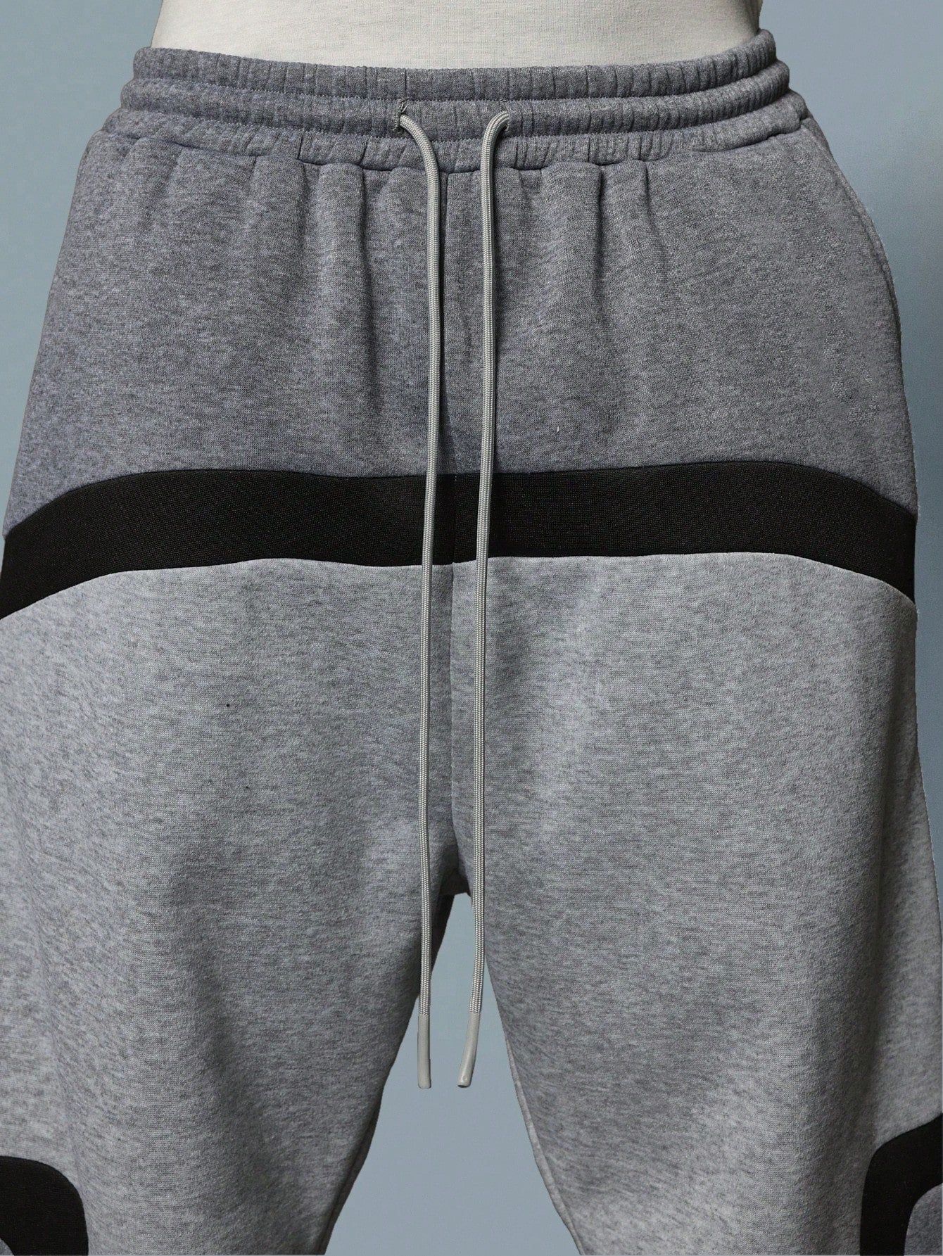 Slim Fit Colour Block Jogger With Drawstrings