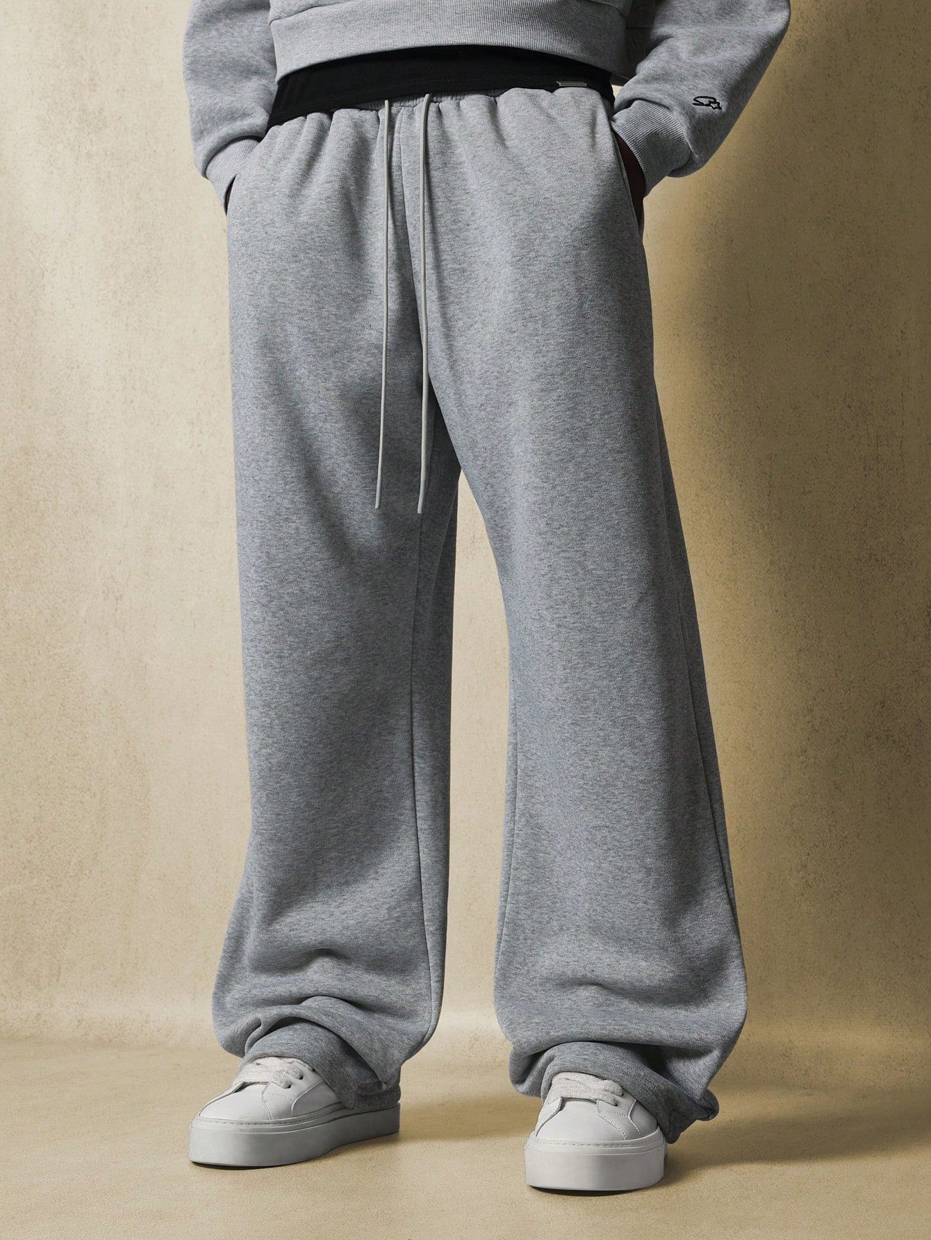 Baggy Fit Sweatpants With Drawcords