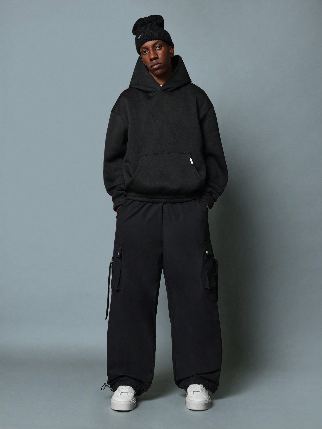 Loose Fit Baggy Nylon Parachute Cargo Pant