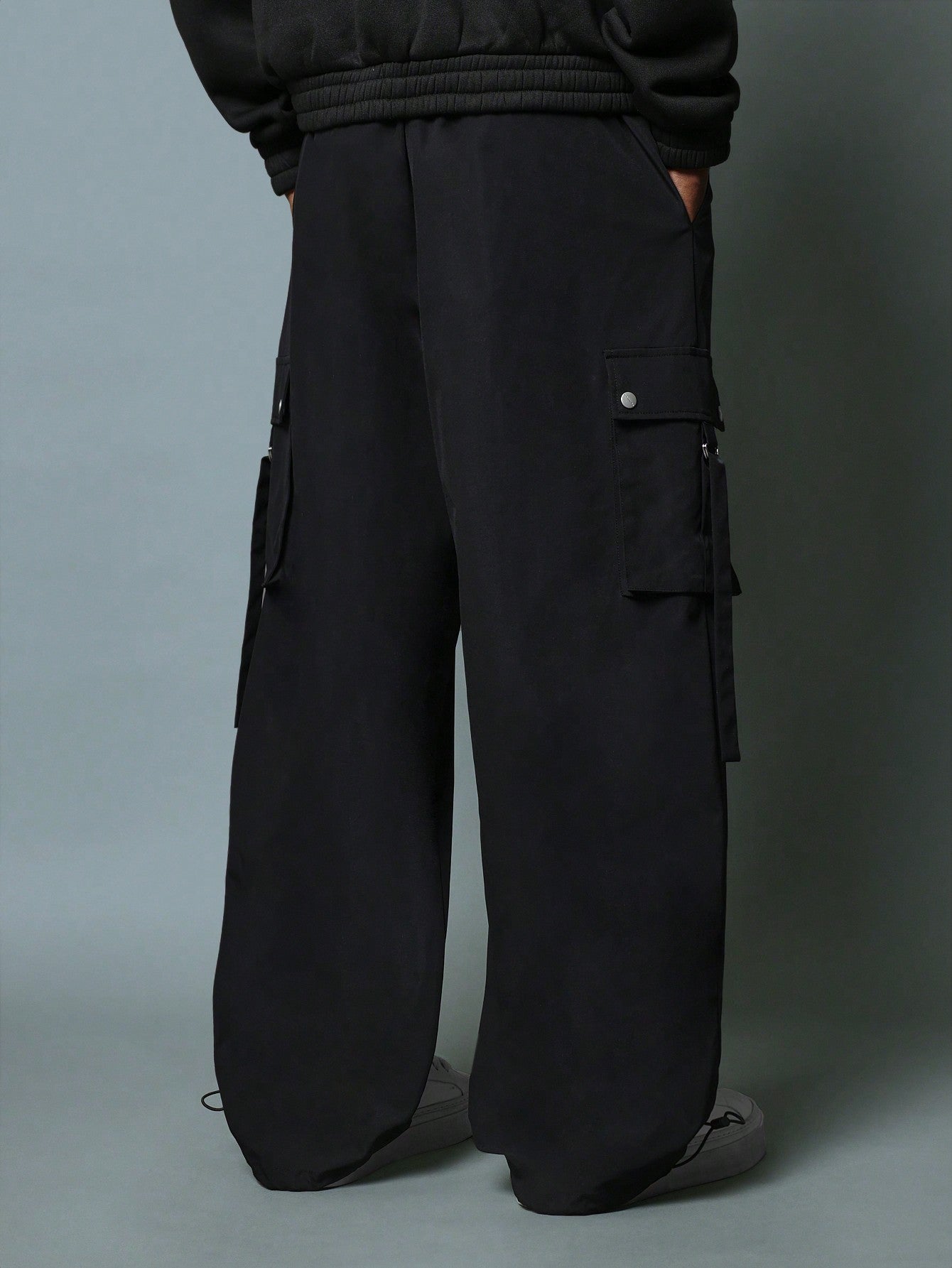 Loose Fit Baggy Nylon Parachute Cargo Pant