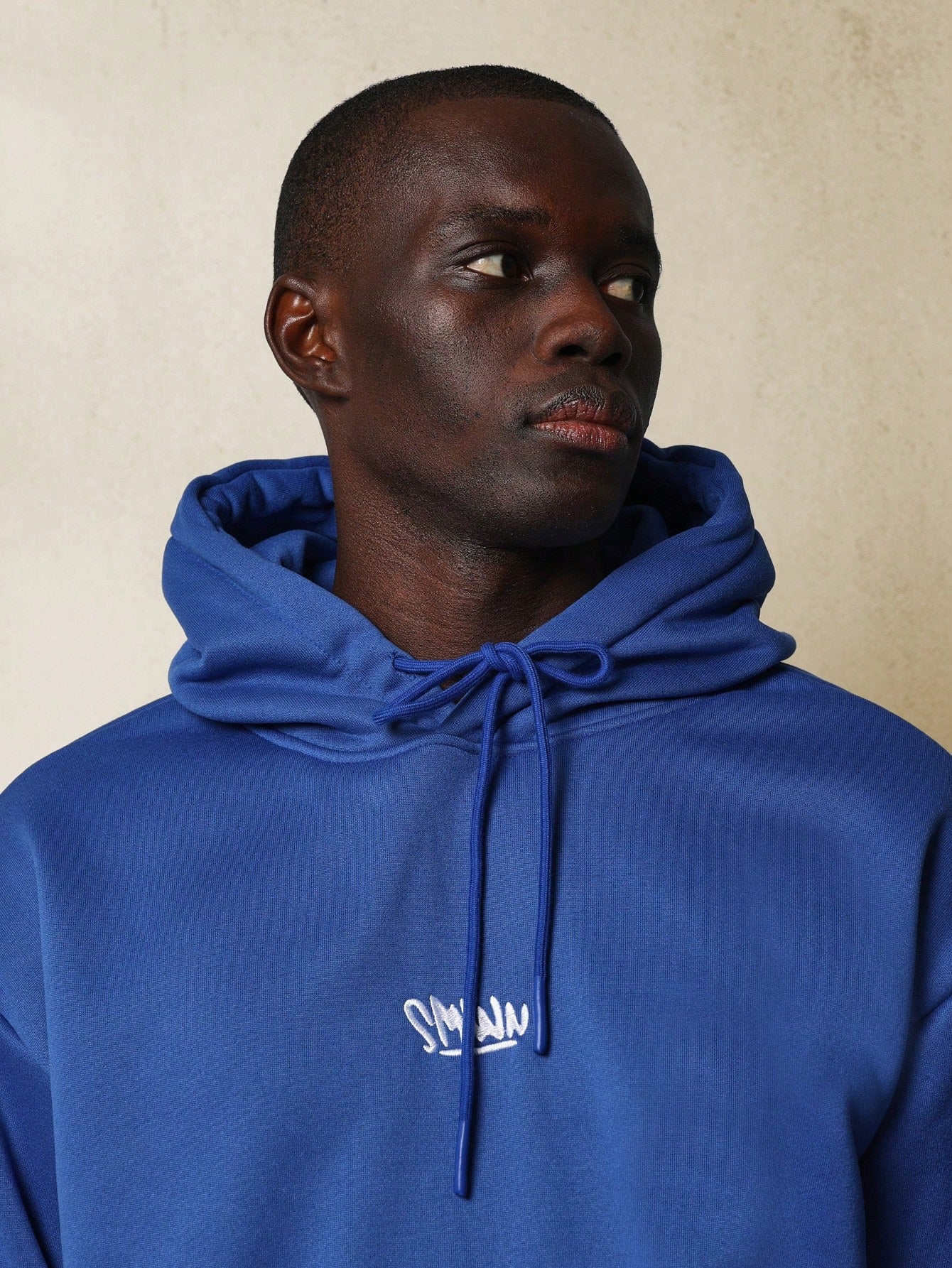 Oversized Fit Overhead Hoodie With Drawcords