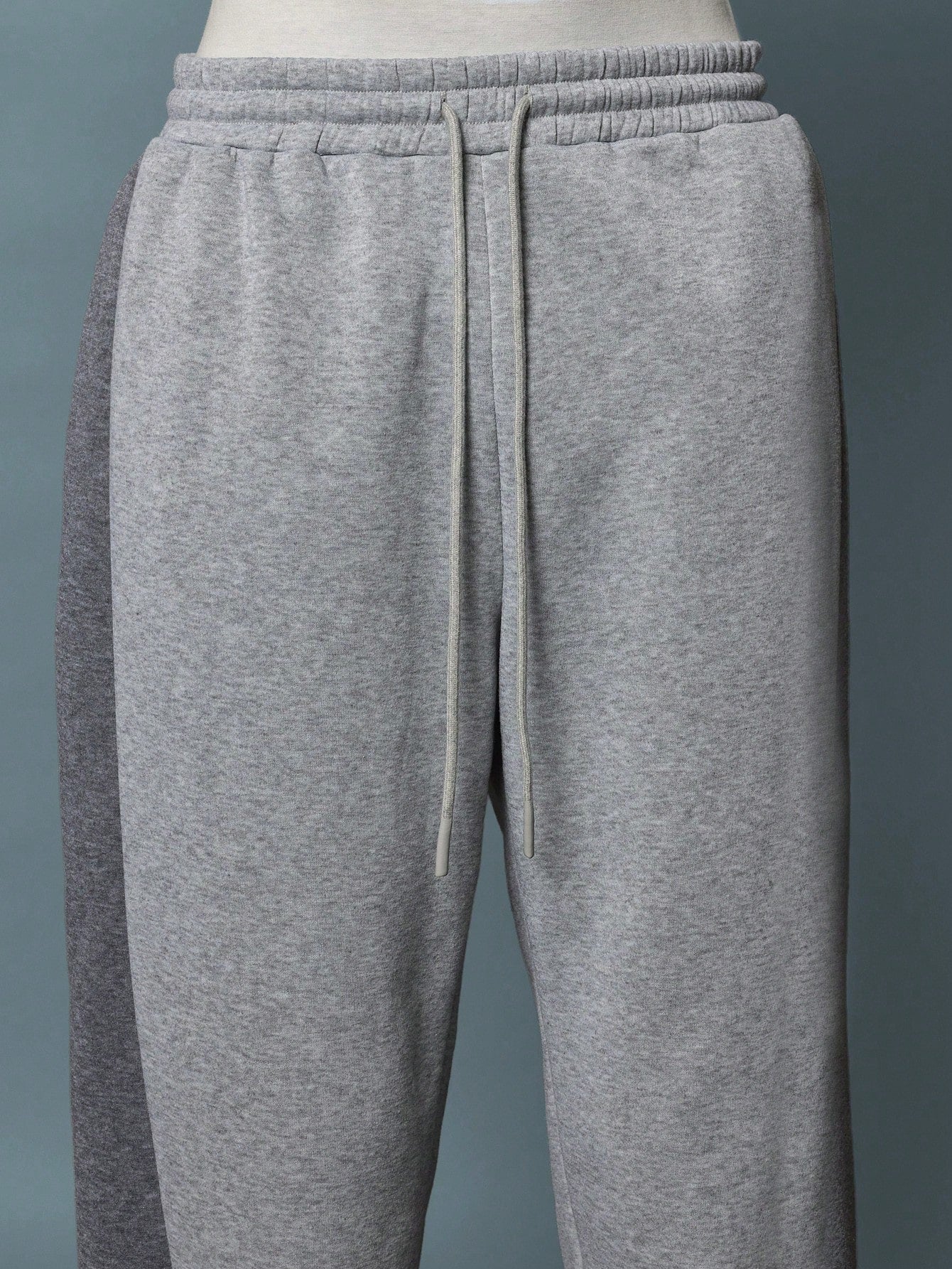 Slim Fit Contrast Panel Jogger With Drawstrings