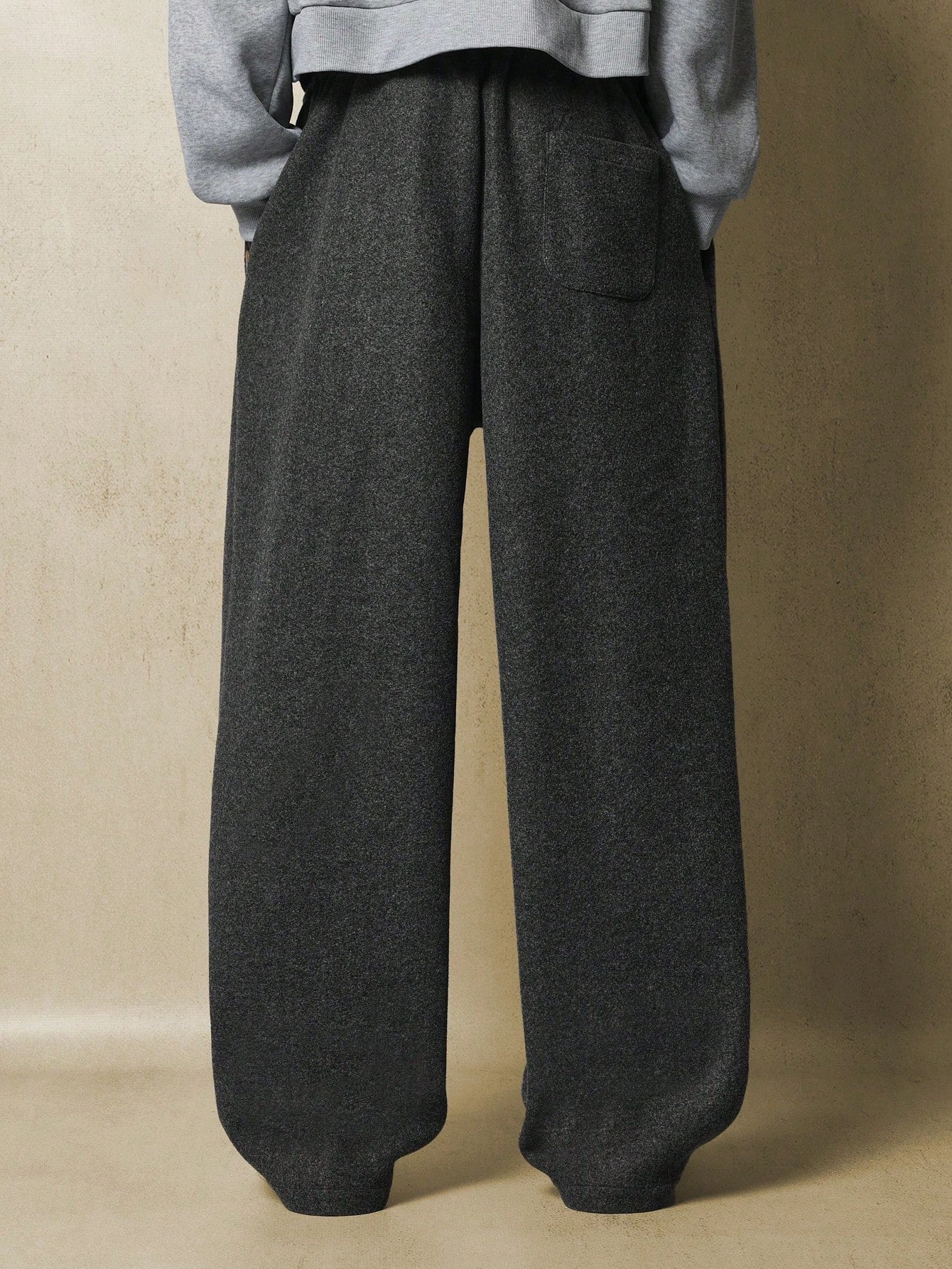 Balloon Fit Knit Heavyweight Pleated Sweatpants