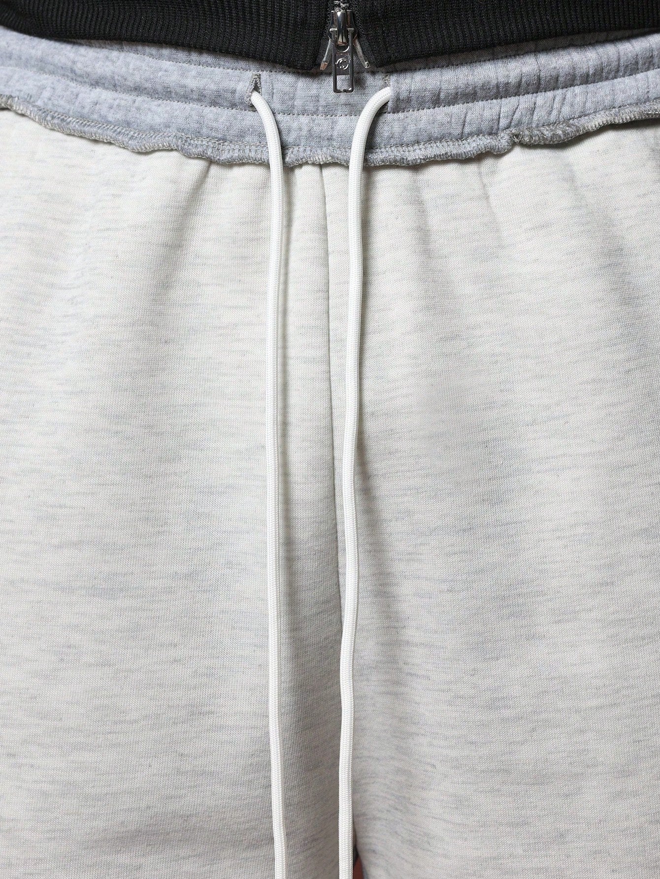 Straight Fit Colour Block & Overlock Details Sweatpants With Drawstrings