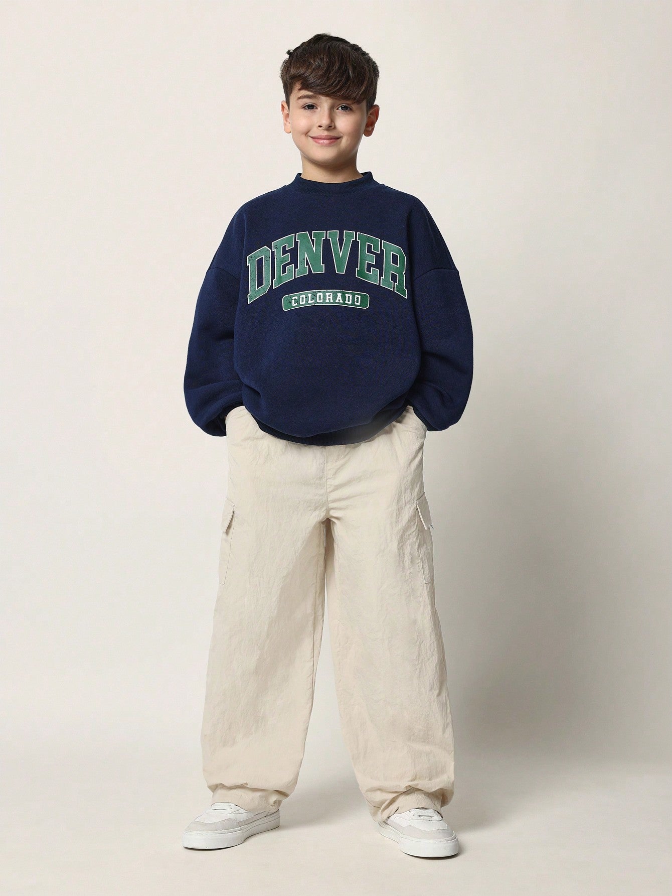 Tween Boys Comfy Regular Fit Denver Colorado Graphic Print Sweatshirts