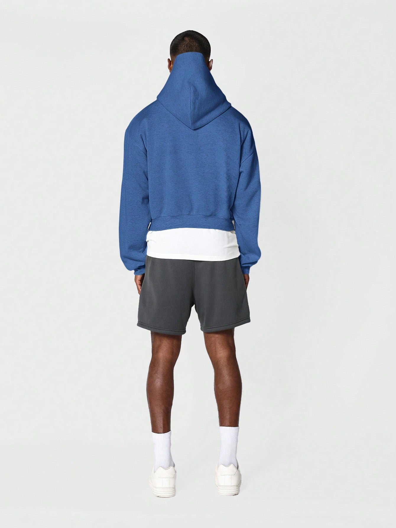 Crop Fit Overhead Essential Hoodie