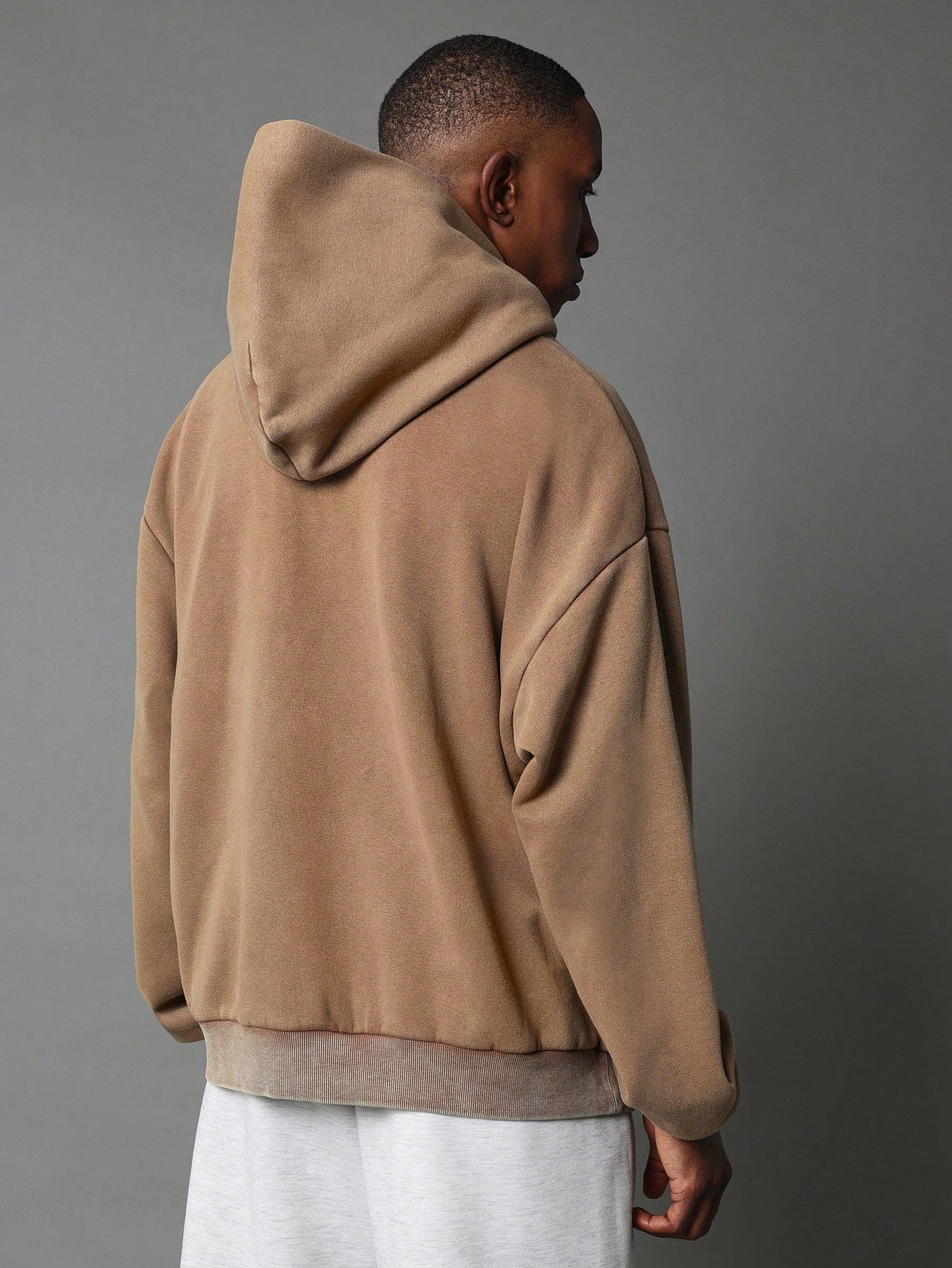 Oversized Fit Washed Overhead Hoodie