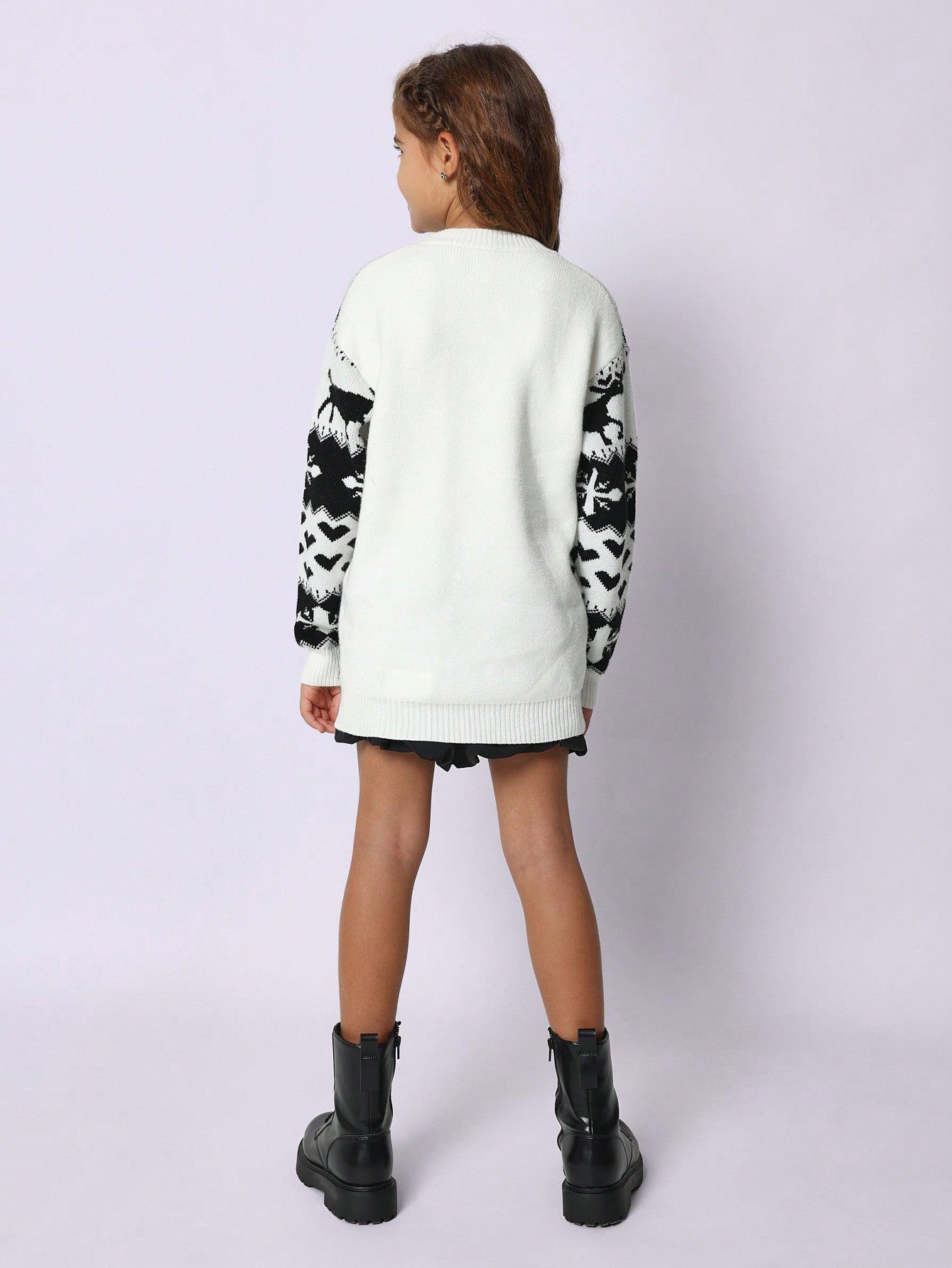 Tween Girls Comfy Christmas Printed Sweaters