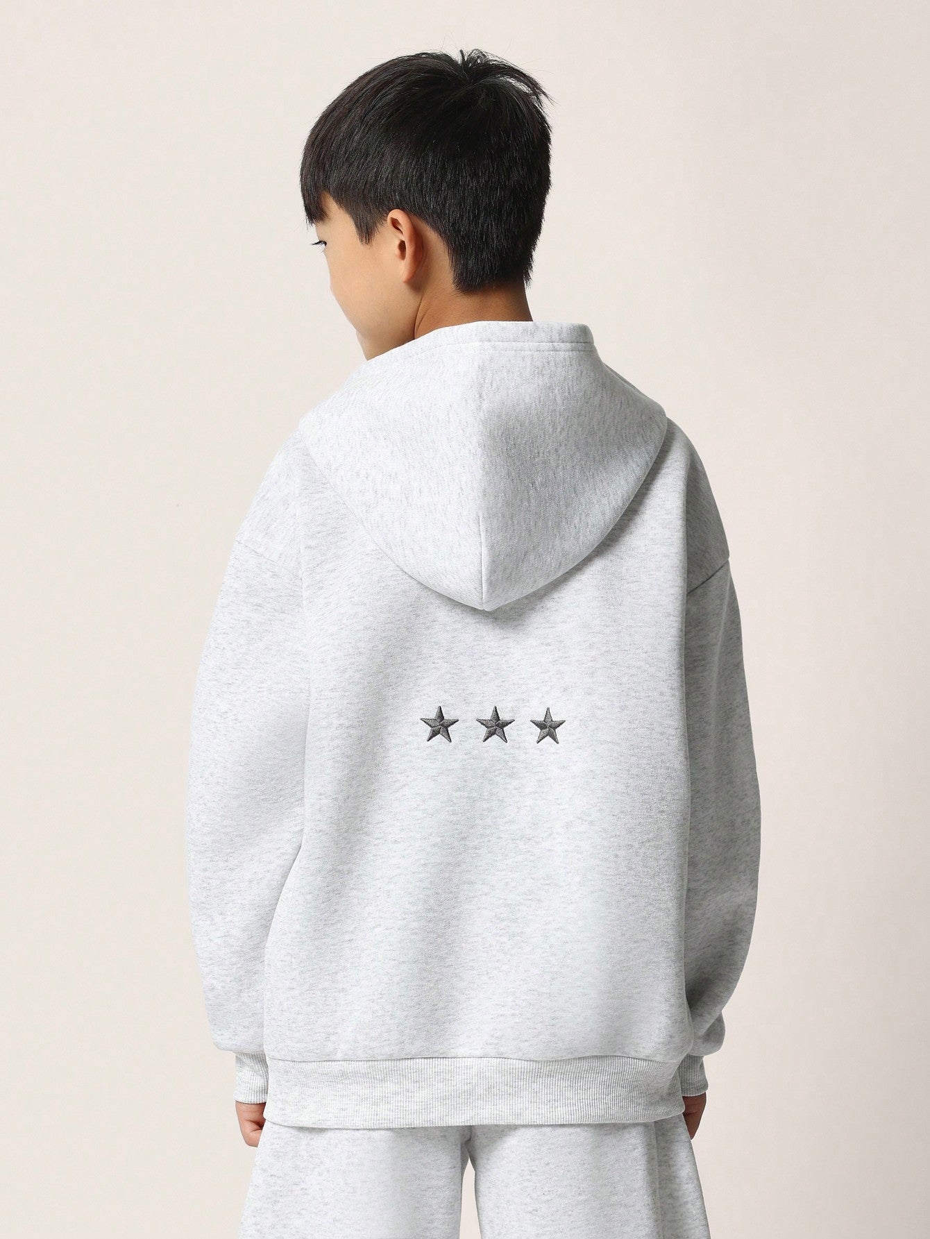 Tween Boys Comfy Regular Fit Overhead With Embroidery Pattern