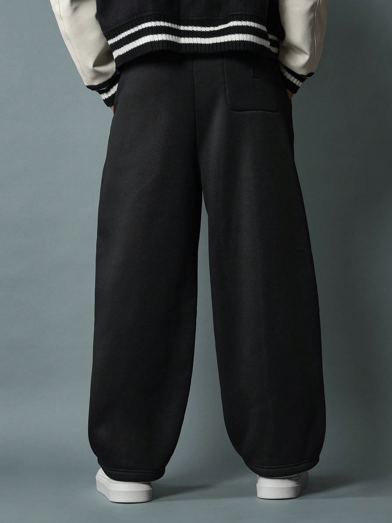 Baggy Fit Sweatpants With Drawcords