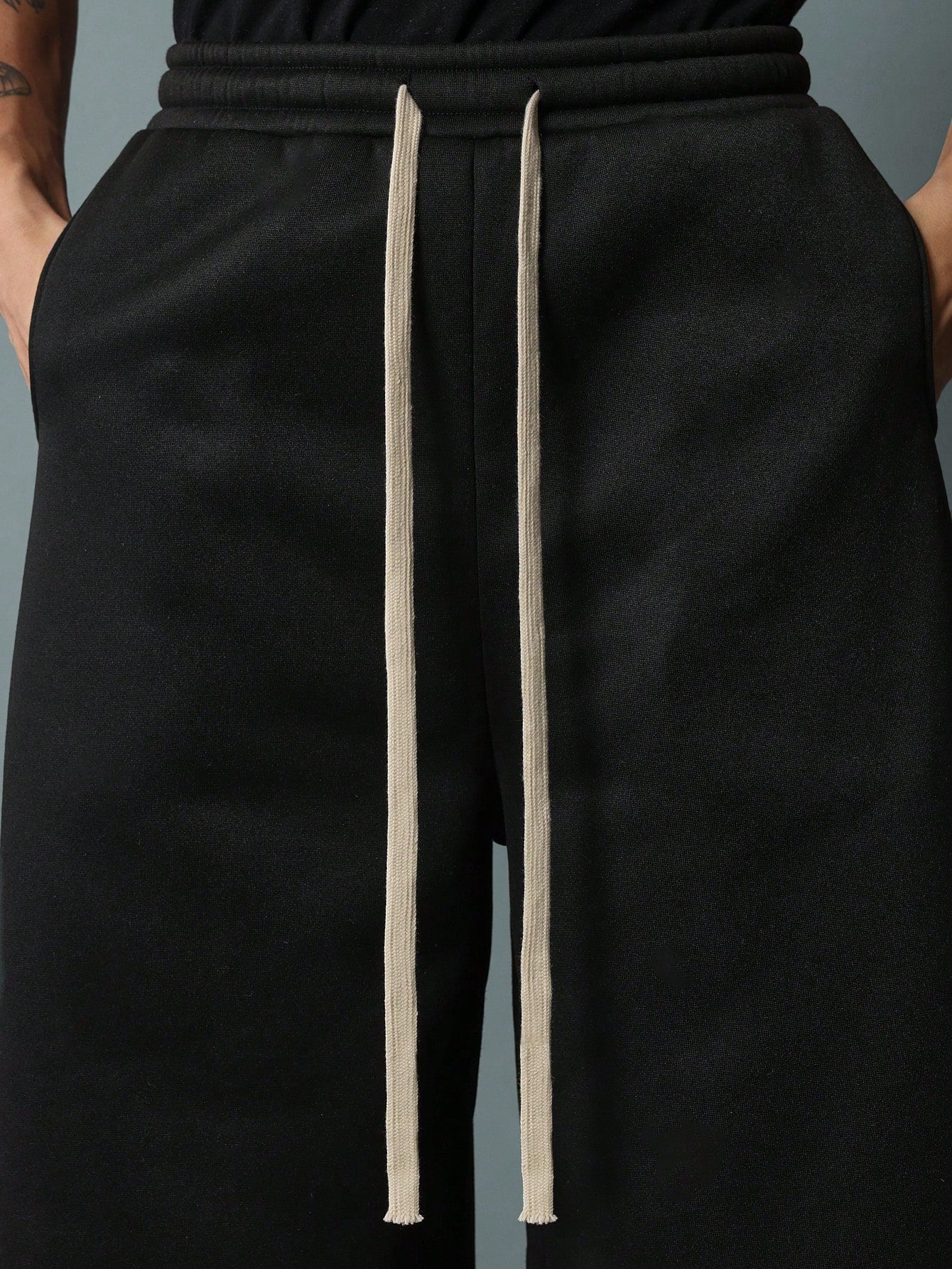 Baggy Fit Sweatpants With Drawcords