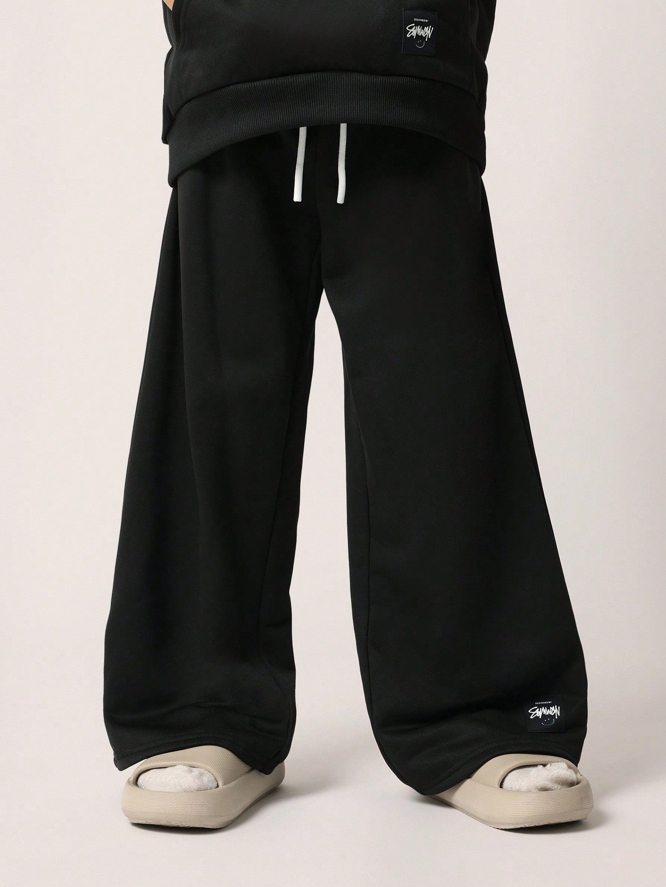 Tween Boys Everyday Boxy Sleeveless Essential Hoodie And Wide Leg Sweatpants 2 Piece Set