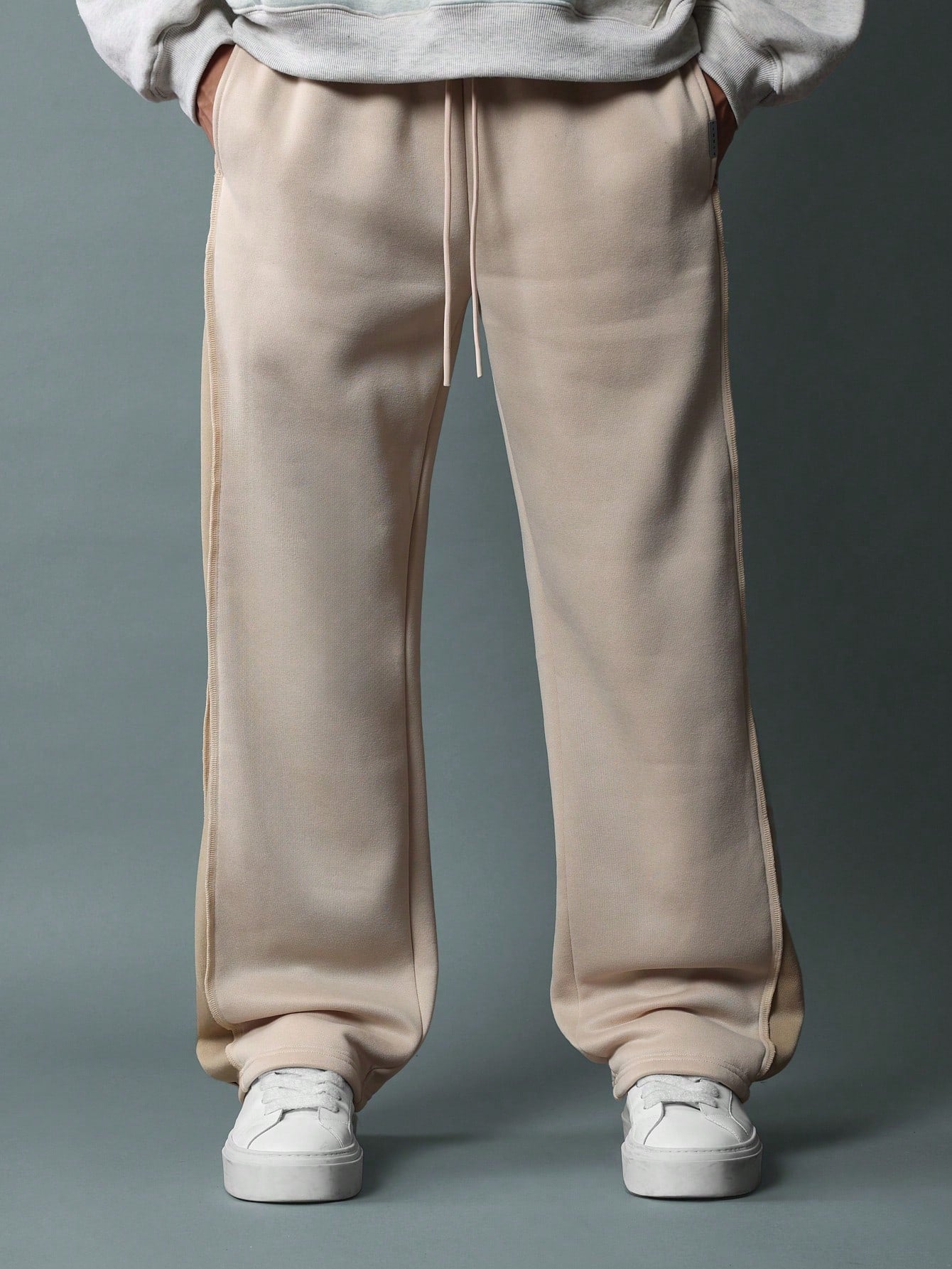 Skater Fit Jogger With Contrast Colour Side Panel