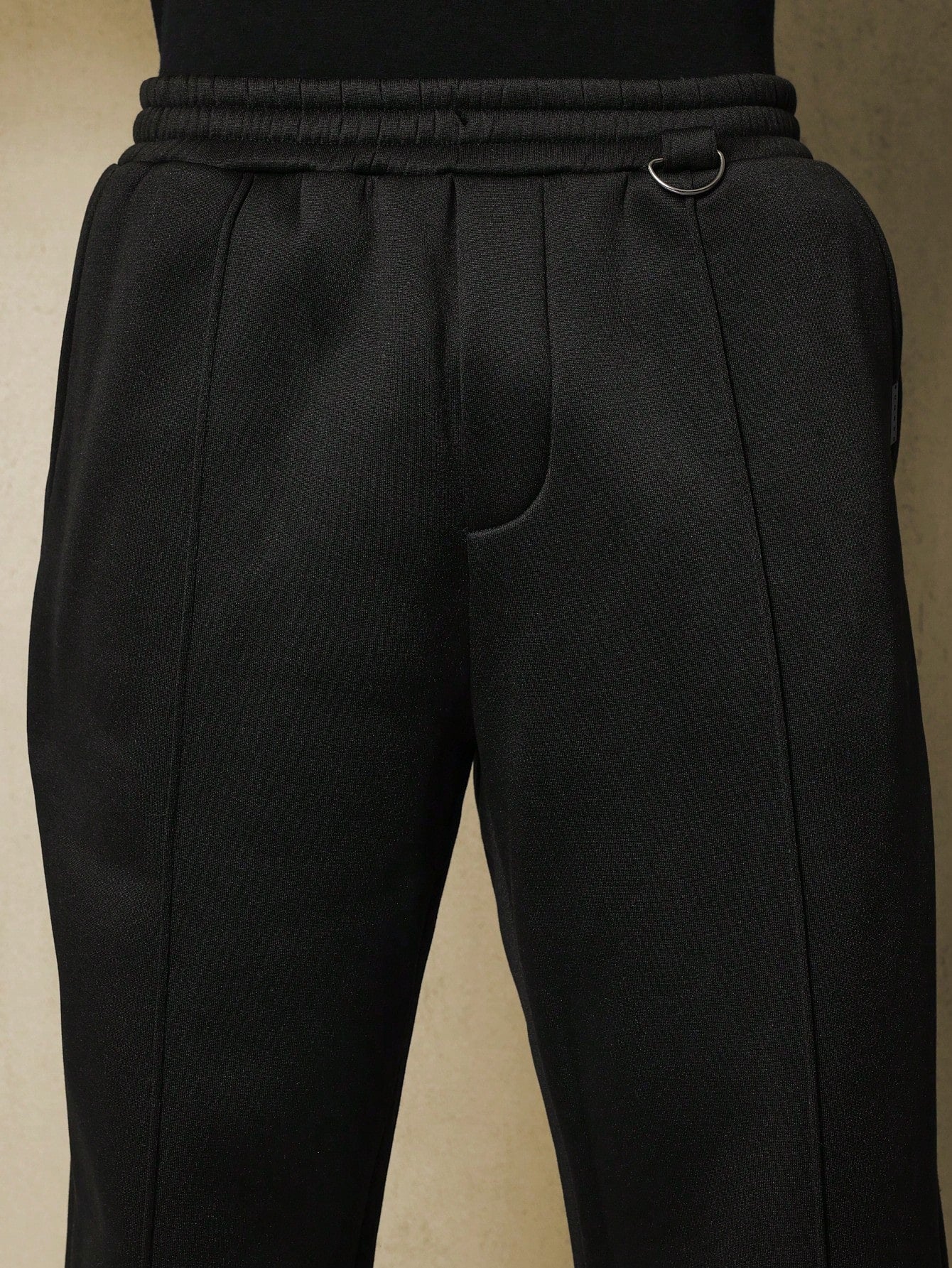 Skater Fit Sweatpants With Pleats