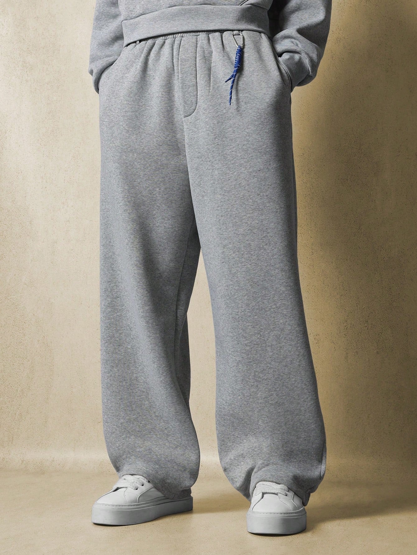 Balloon Fit Sweatpants With Metal Trim