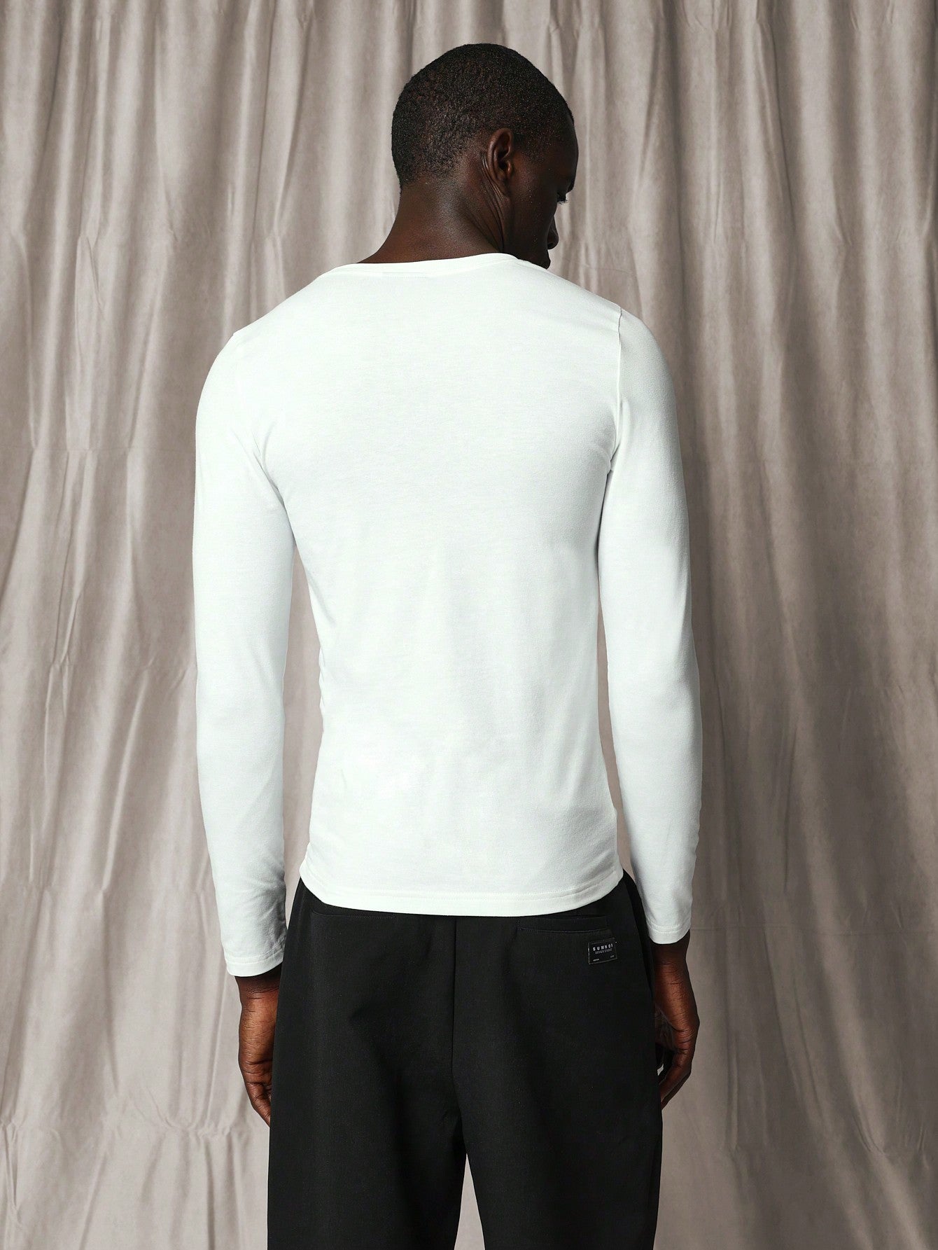 Muscle Fit Long Sleeve Jersey Tee