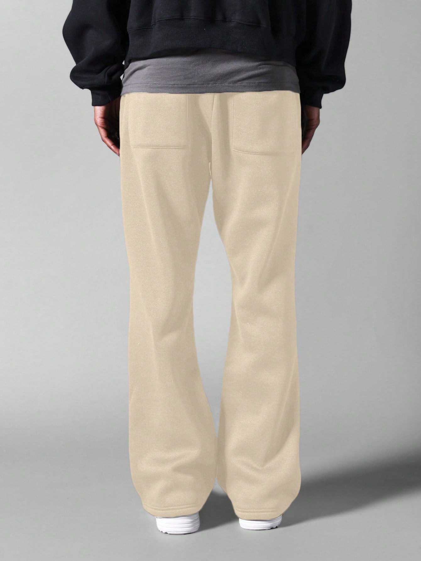 Flare Fit Sweatpants With Drawcords