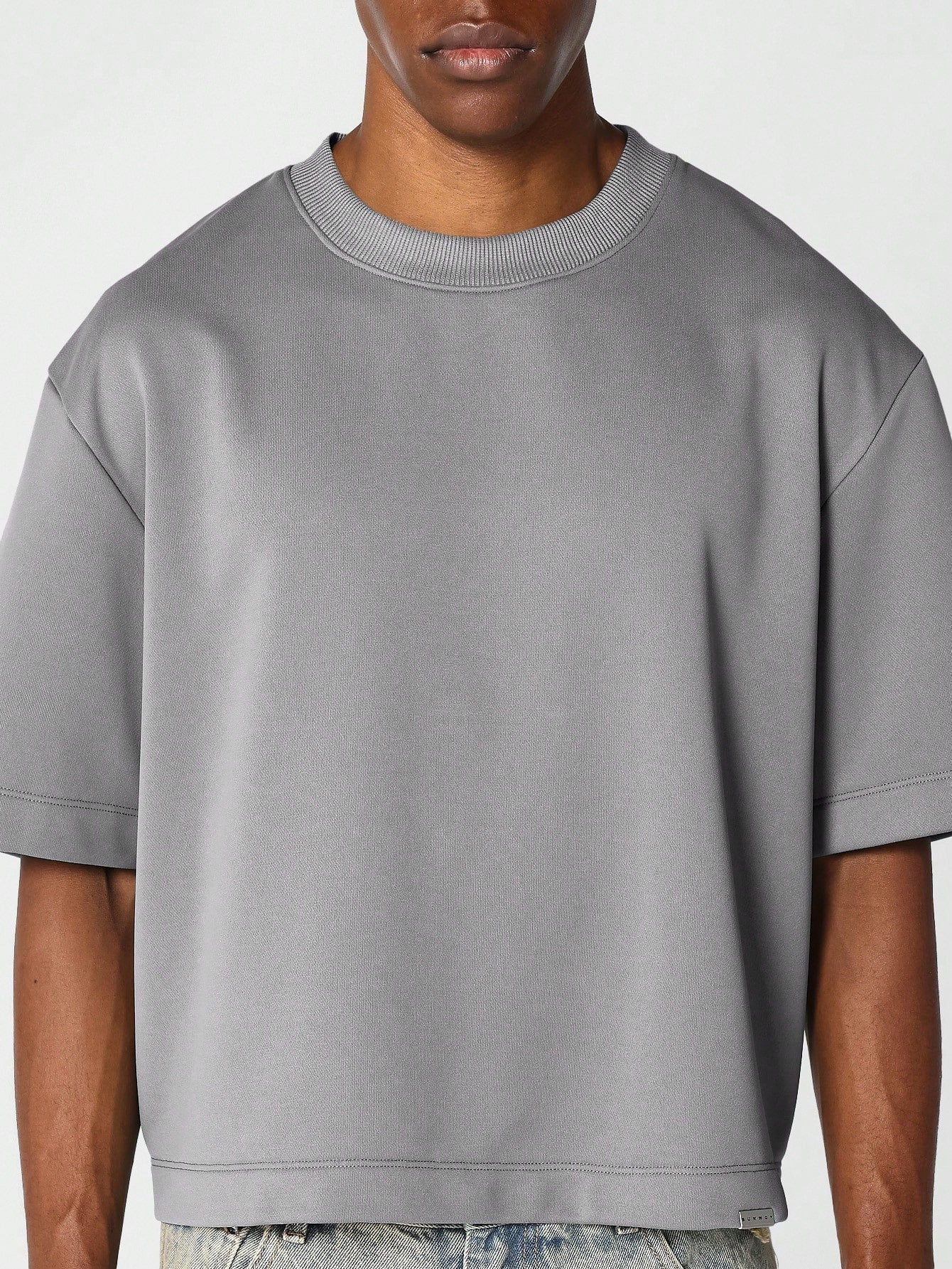 Crop Fit Premium Heavyweight Essential Tee