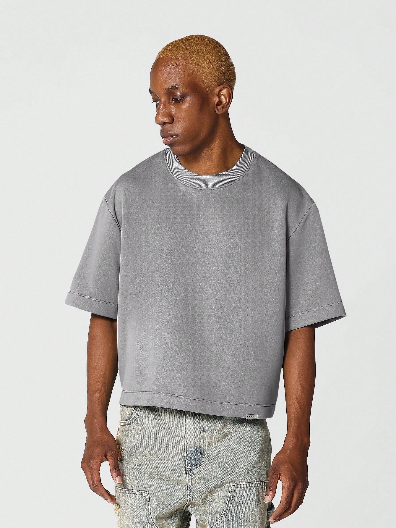 Crop Fit Premium Heavyweight Essential Tee