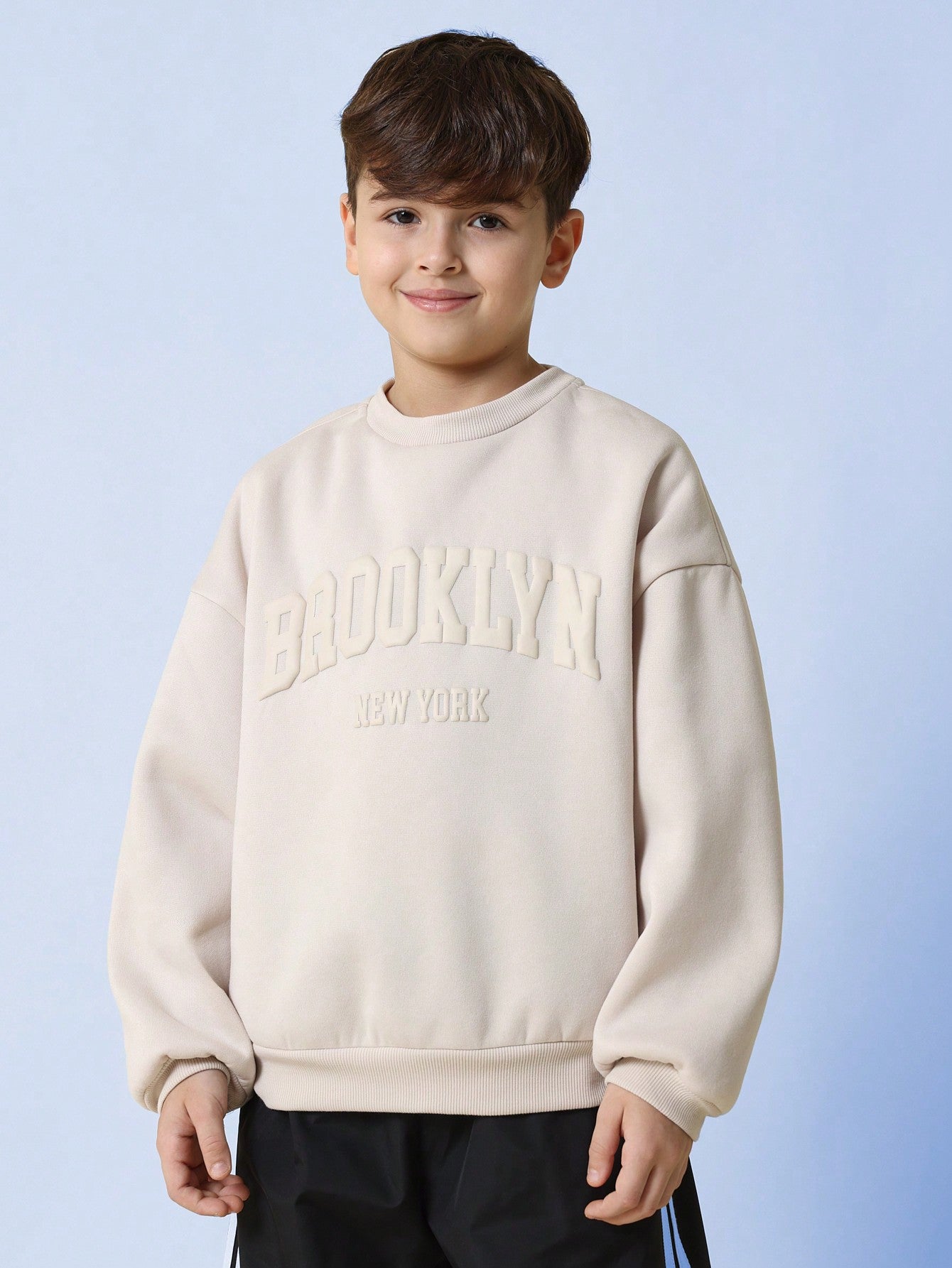 Tween Boys Crewneck Brooklyn Sweatshirt And Track Pant 2 Piece Set