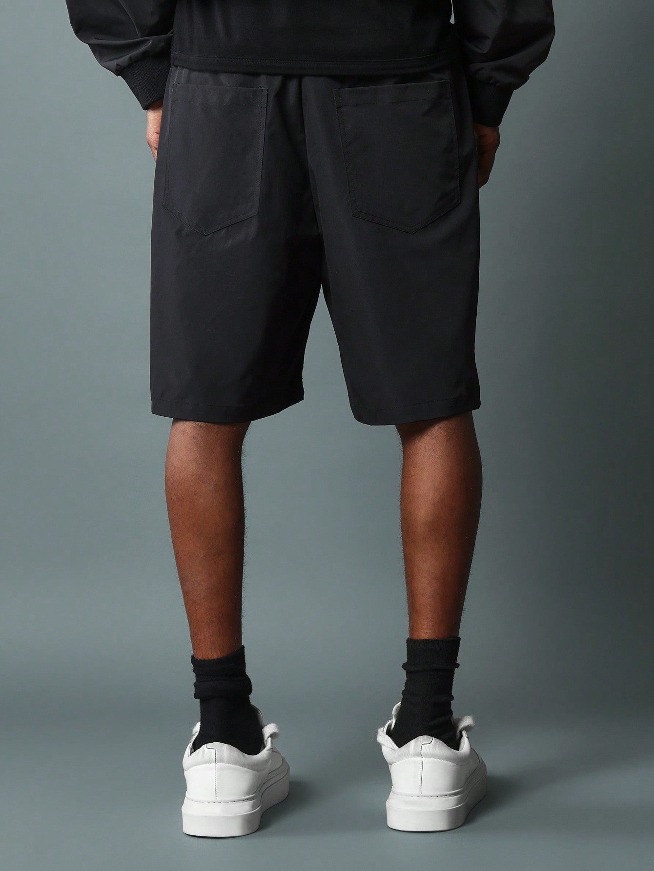 Regular Fit Nylon Bermuda Short