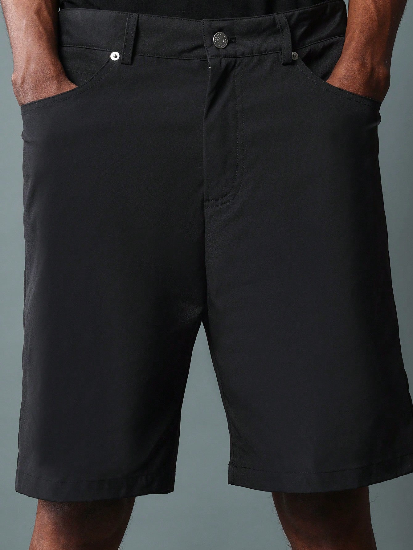 Regular Fit Nylon Bermuda Short