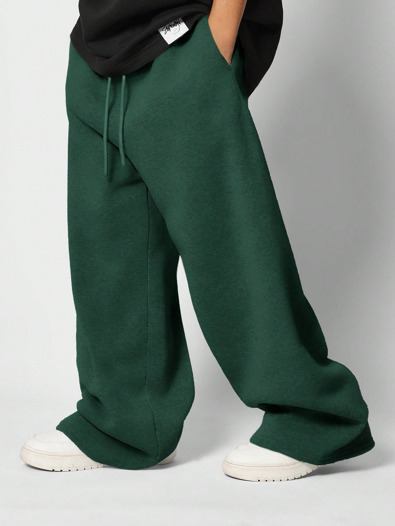 Tween Boys Drop Crotch Baggy Fit Sweatpants